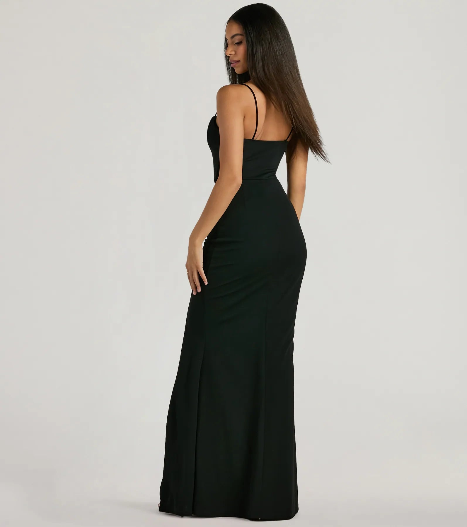 Premium Carol Sleeveless Mermaid Gown - Elegant Evening Dress