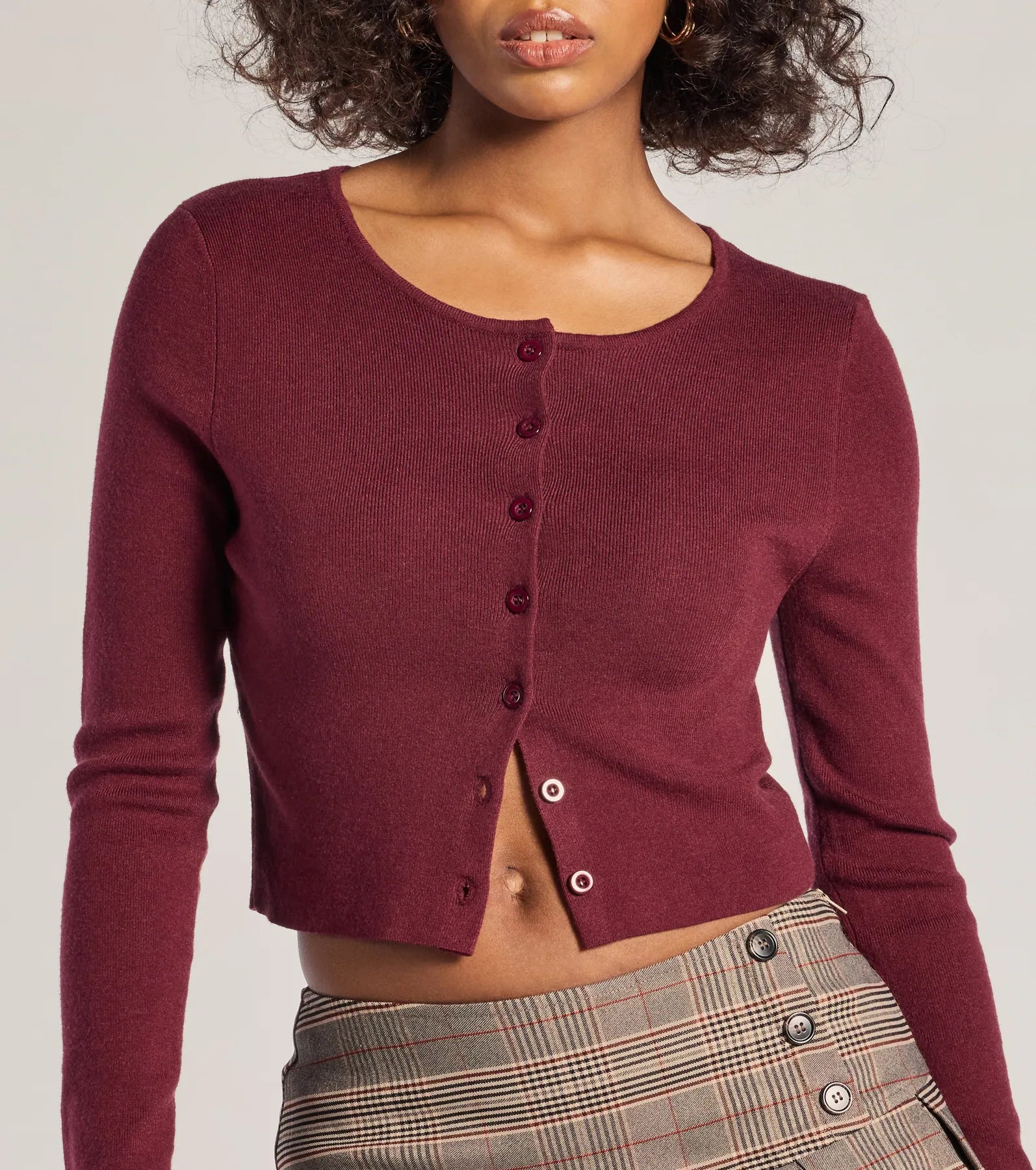 Premium Cozy Charm Cropped Knit Cardigan - Ultimate Comfort & Style