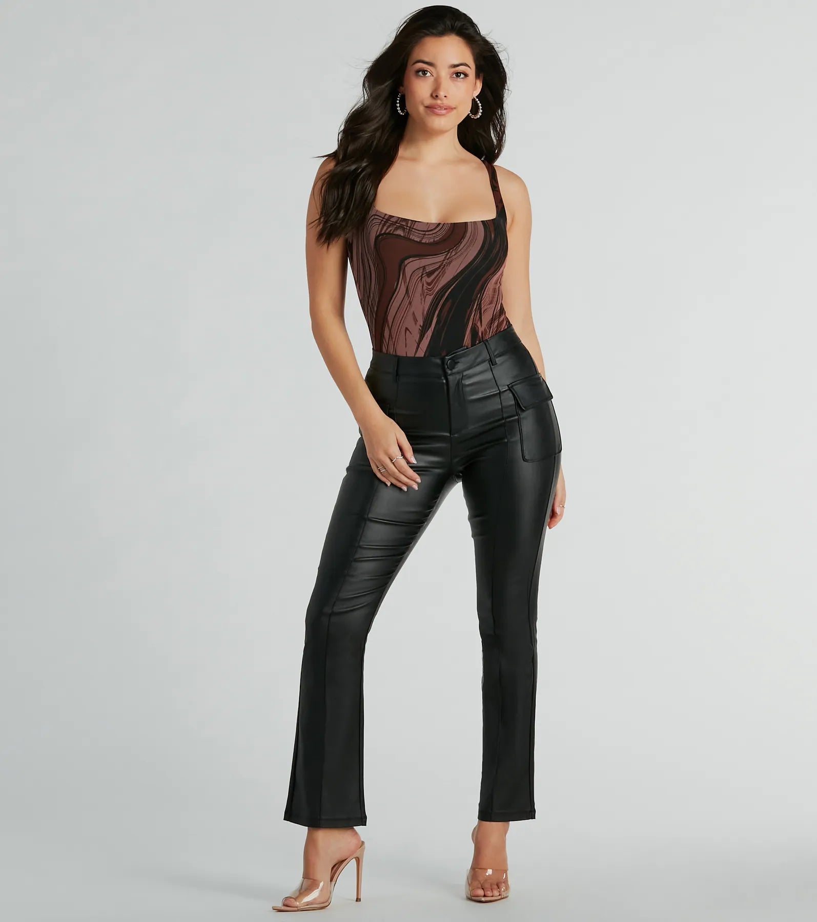 Premium Faux Leather Straight-Leg Pants - Ultimate Style Upgrade