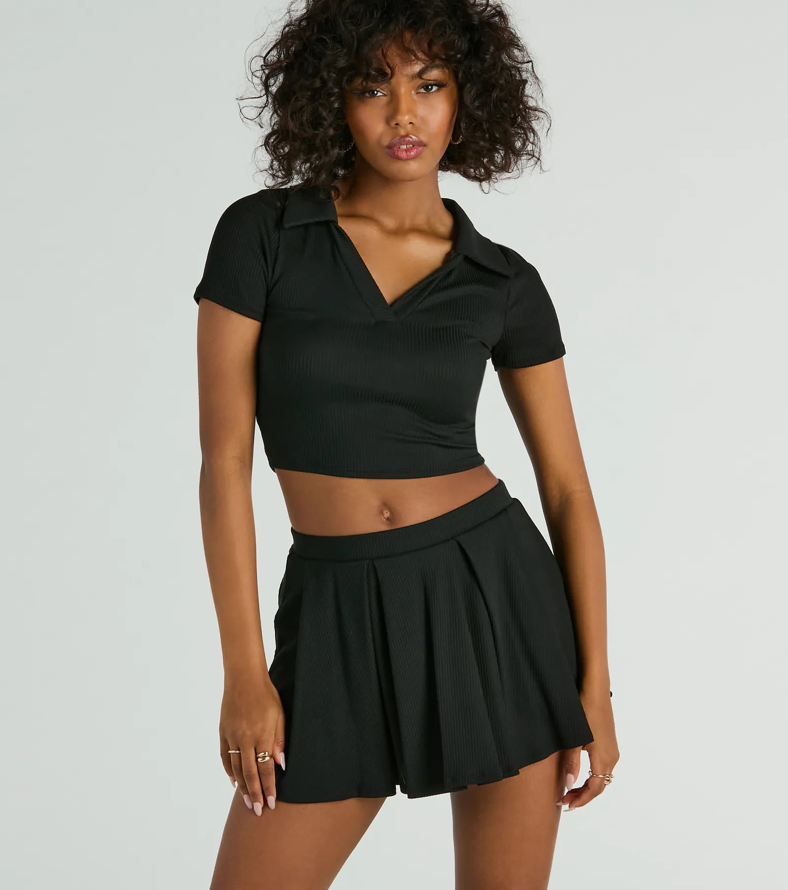 Ultimate Game Set High-Rise Pleated Mini Skort - Trendy & Stretchy