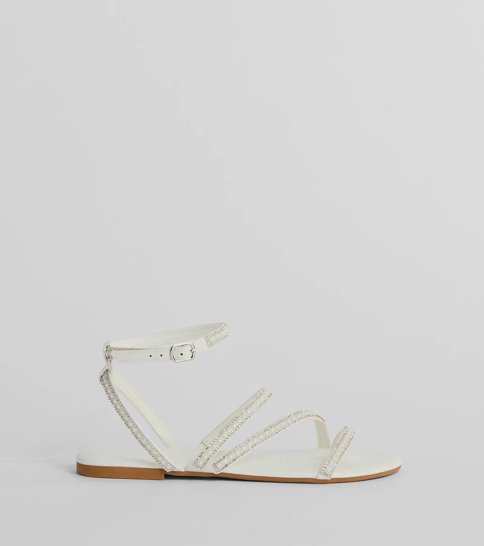 Ultimate Elegance Crystal & Pearl Strappy Sandals