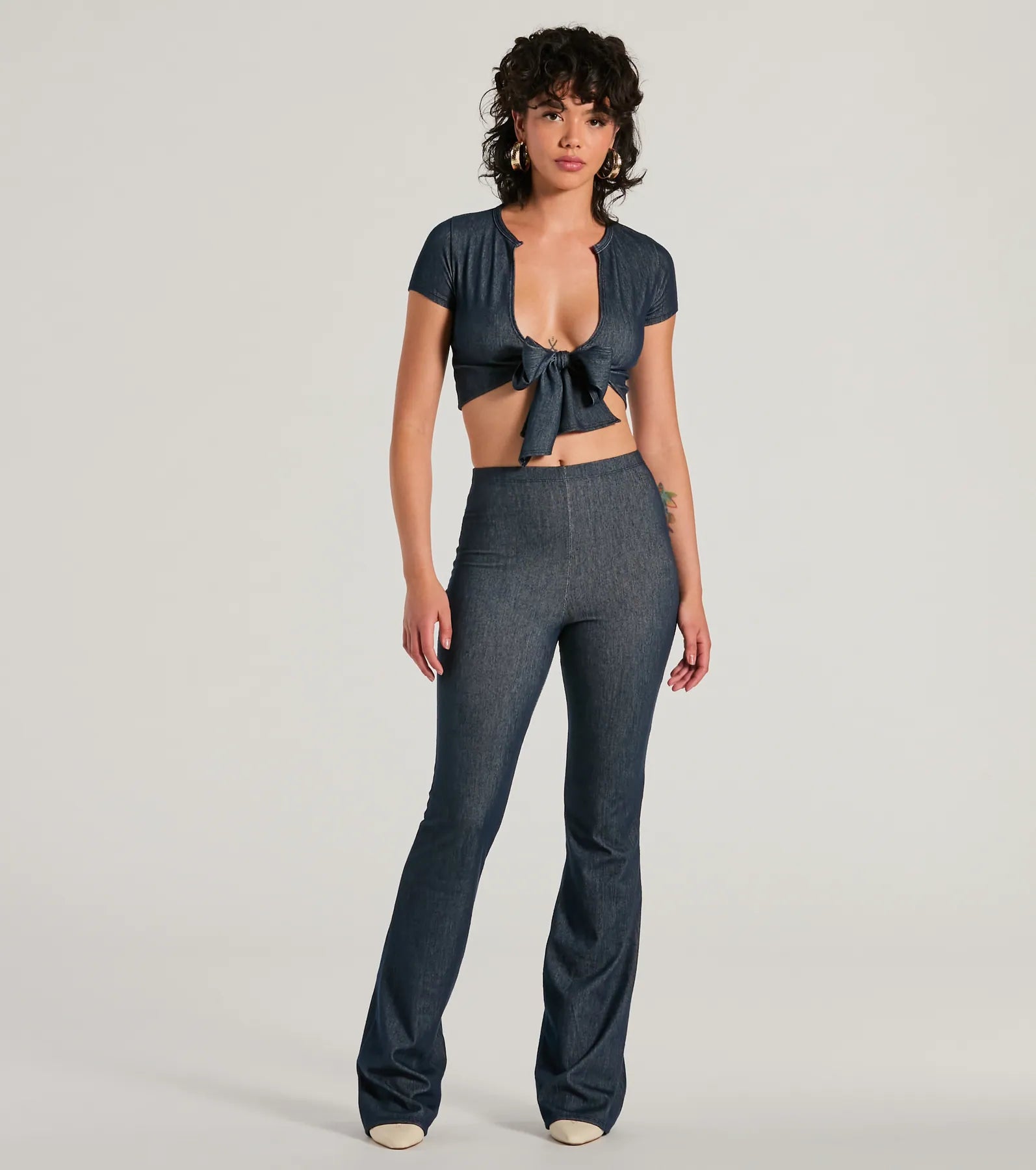 Ultimate High-Rise Flare Denim Pants - Cause A Commotion