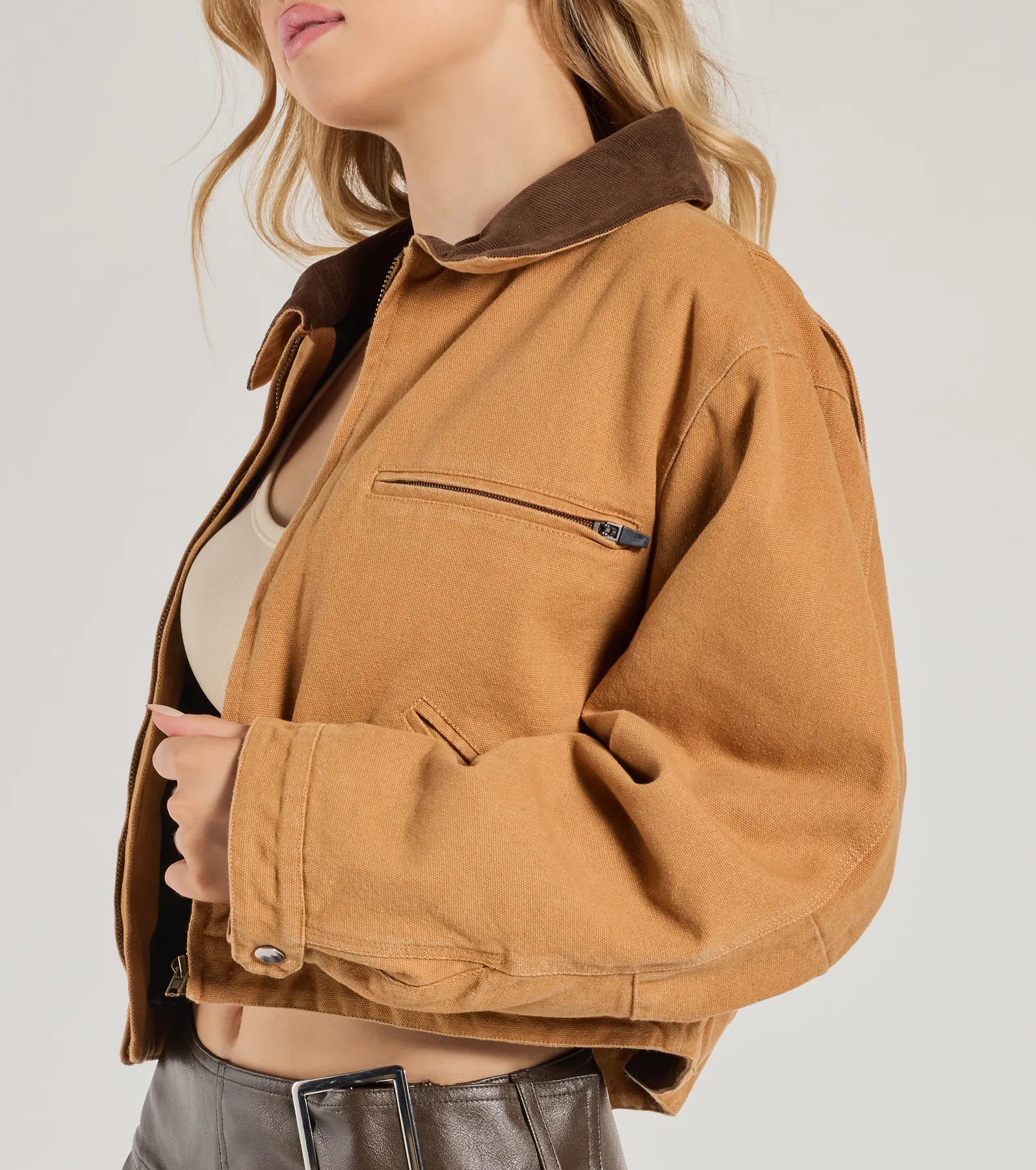 Ultimate Iconic Cropped Corduroy Jacket - Premium Style & Warmth