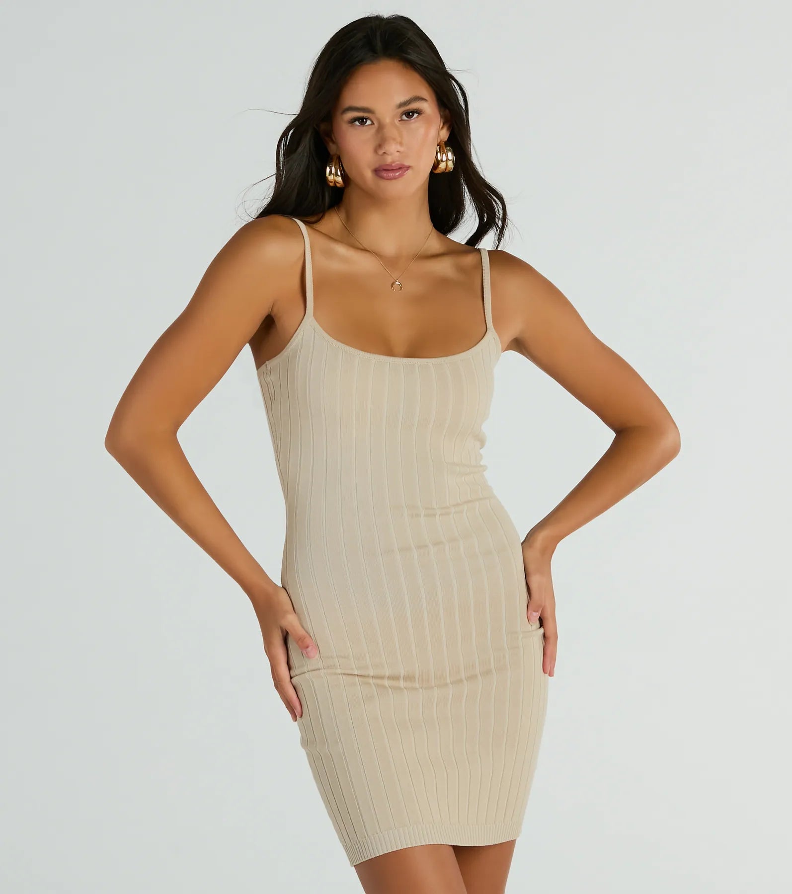 Ultimate Ribbed Knit Bodycon Mini Dress - Your Wardrobe Essential