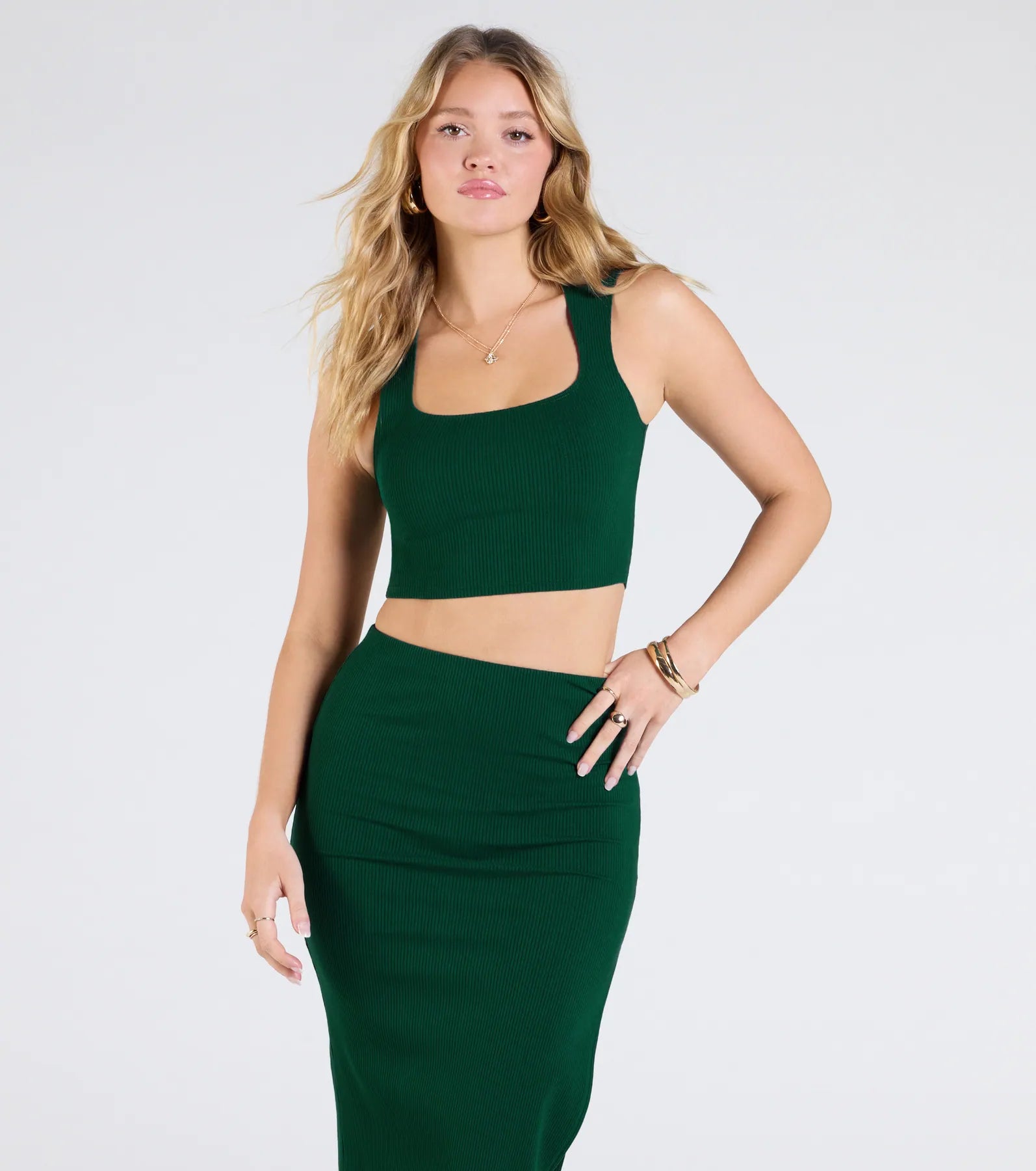 Ultimate Elevated Era Ribbed Knit Cropped Tank Top