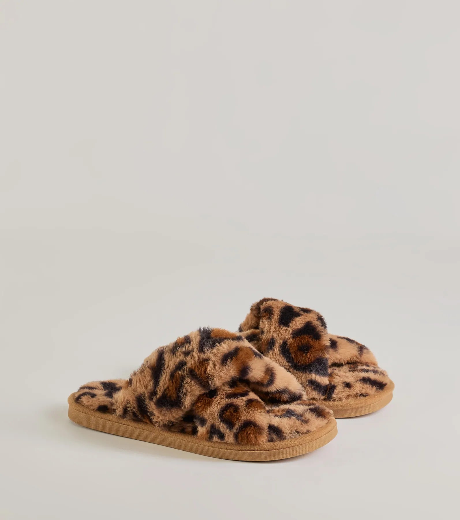 Premium Faux Fur Leopard Print Slides - Ultimate Comfort & Style