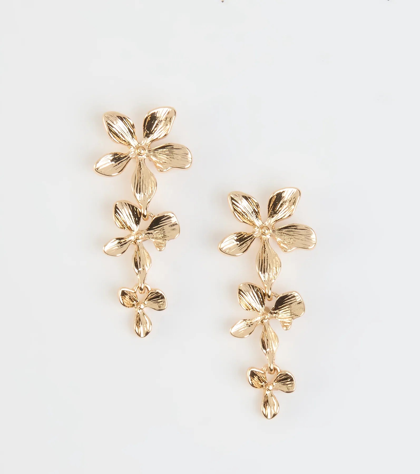 Premium Floral Linear Elegance Earrings