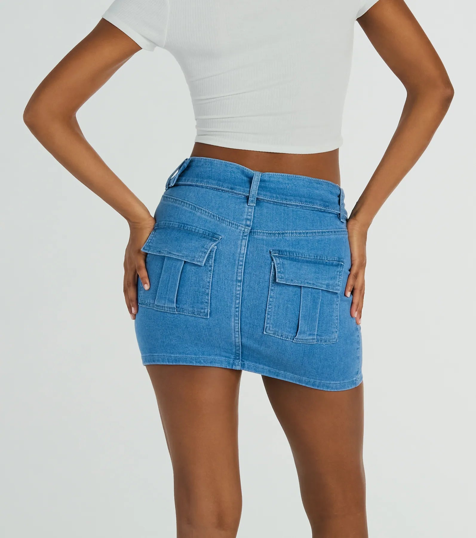 Ultimate Belted Denim Mini Skirt - Trendsetting Style