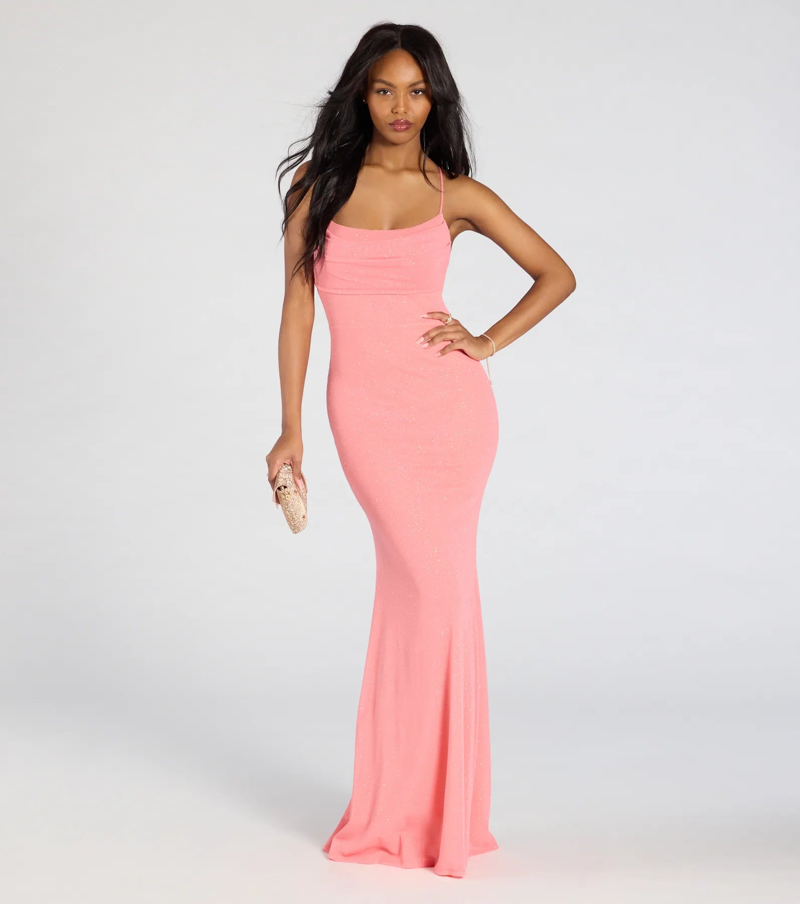 Premium Molly Glitter Mermaid Gown – Ultimate Formal Elegance