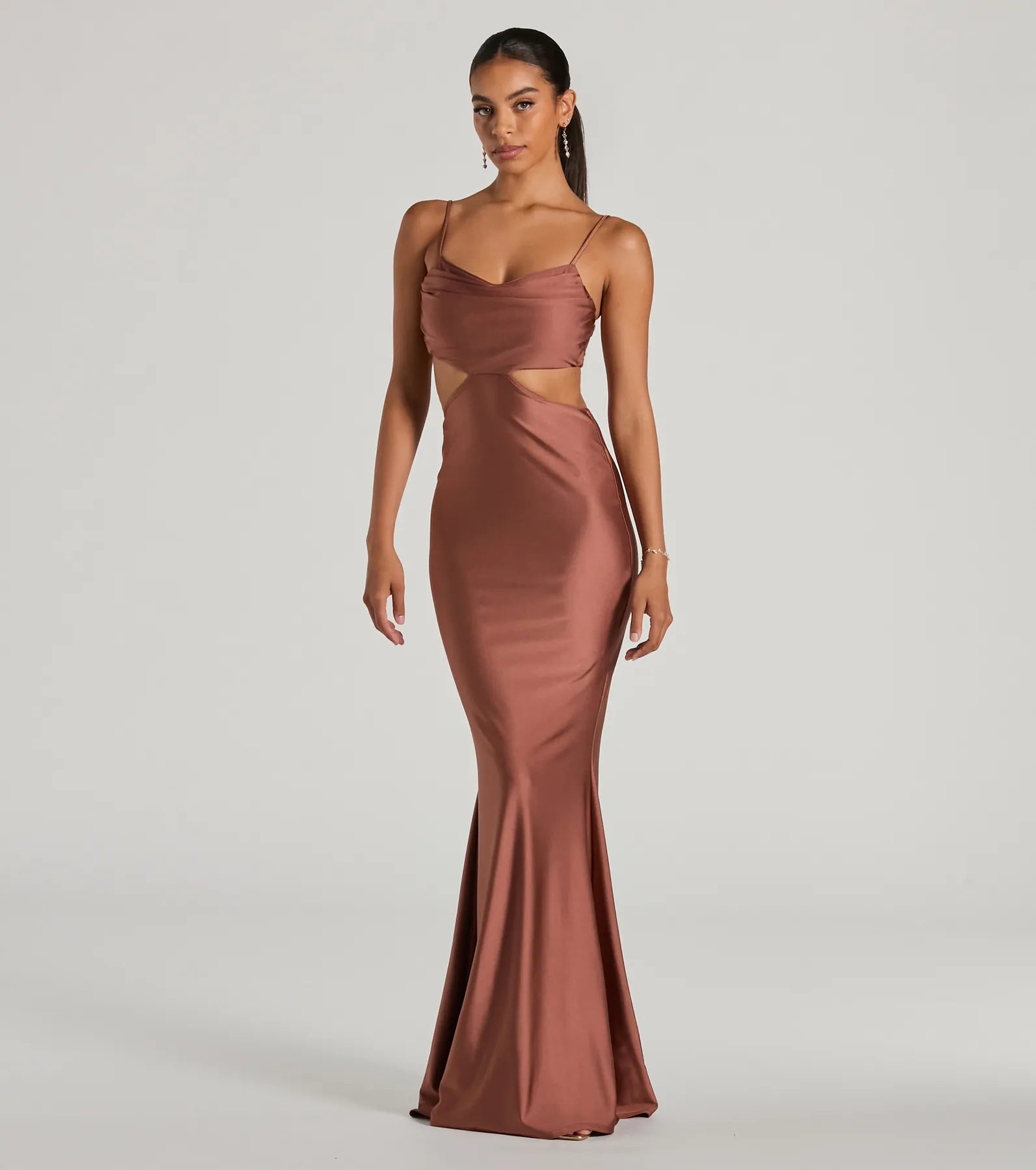 Premium Jasmin Mermaid Gown with Cutout Back