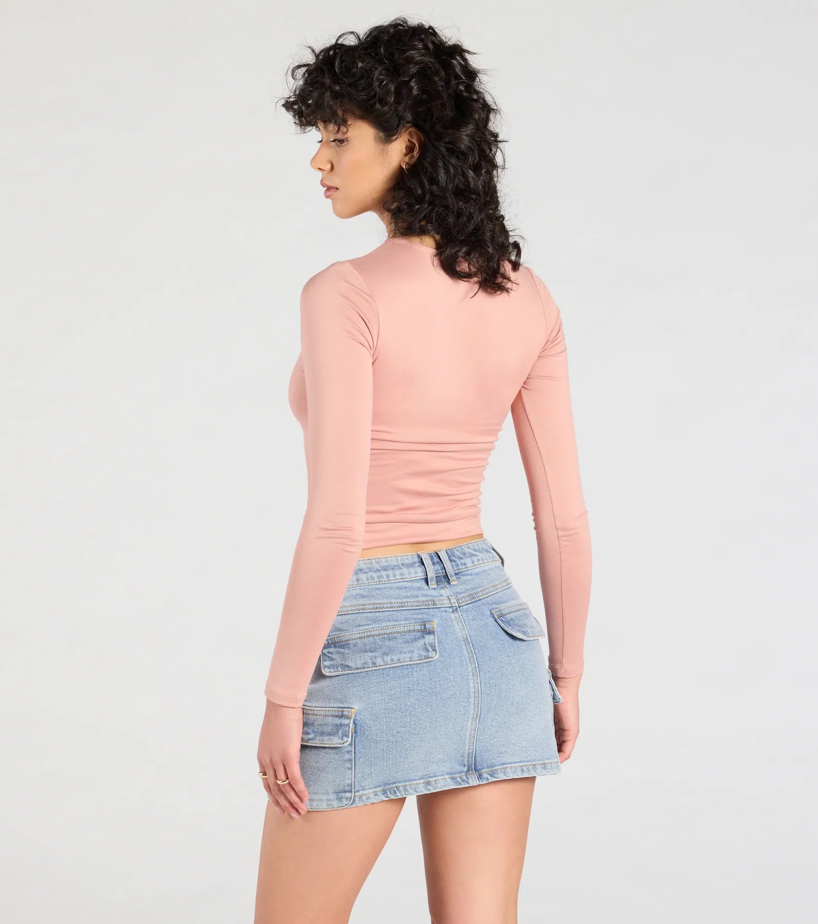 Ultimate Comfort Long Sleeve Crop Top - Essential Update