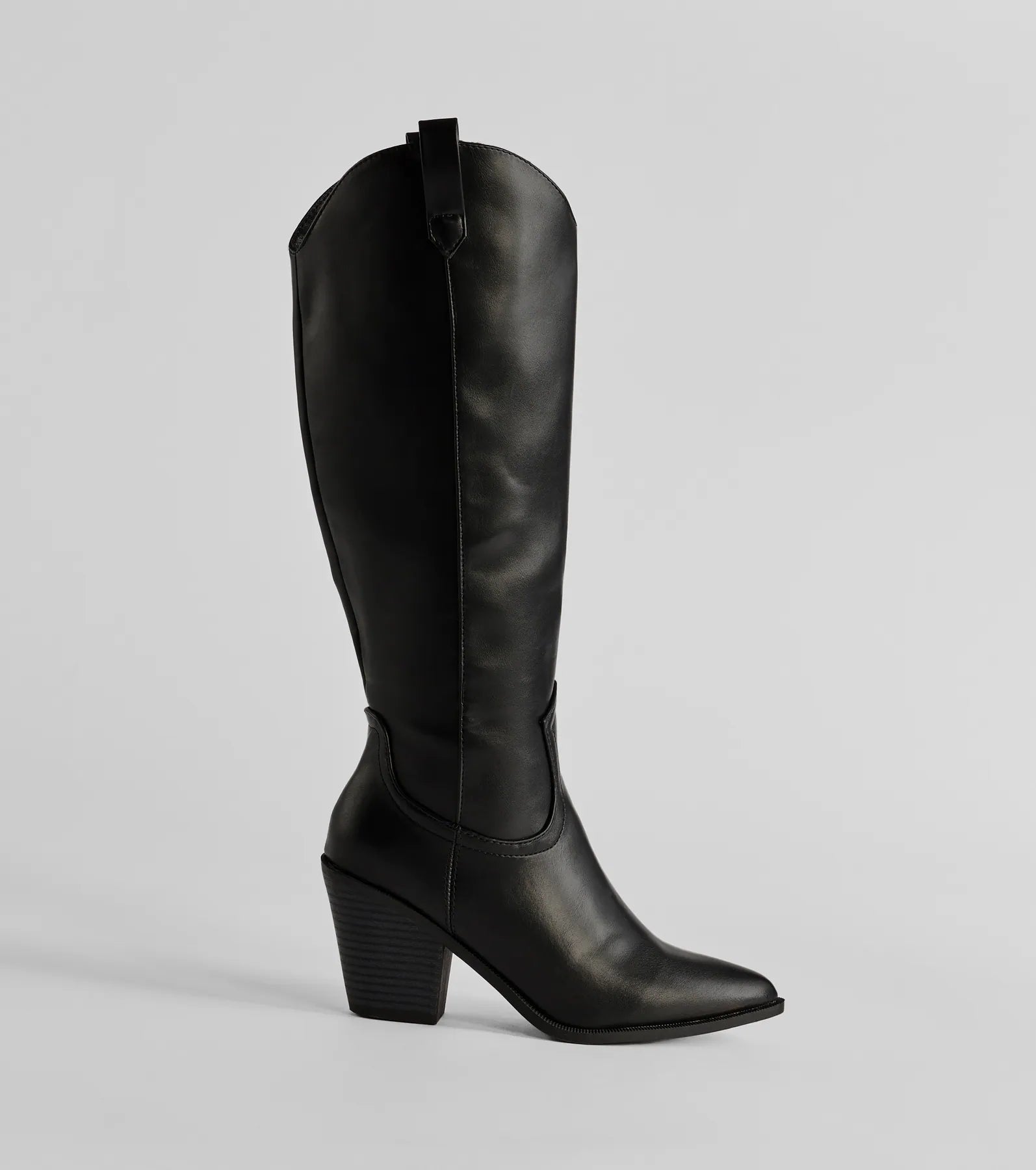 Premium Western Sleek Knee-High Block Heel Boots - Ultimate Style Upgrade