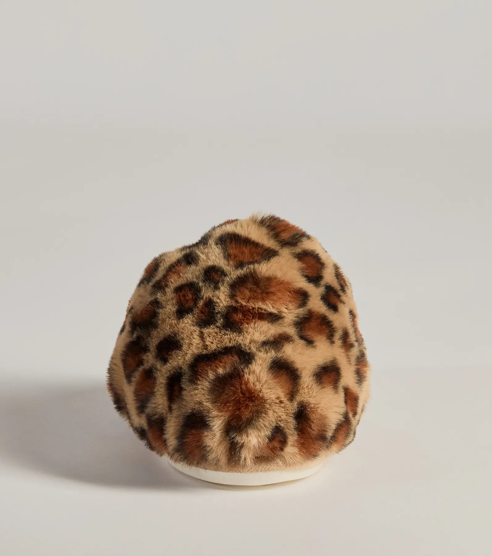 Premium Faux Fur Leopard Print Lounge Slippers - Ultimate Comfort