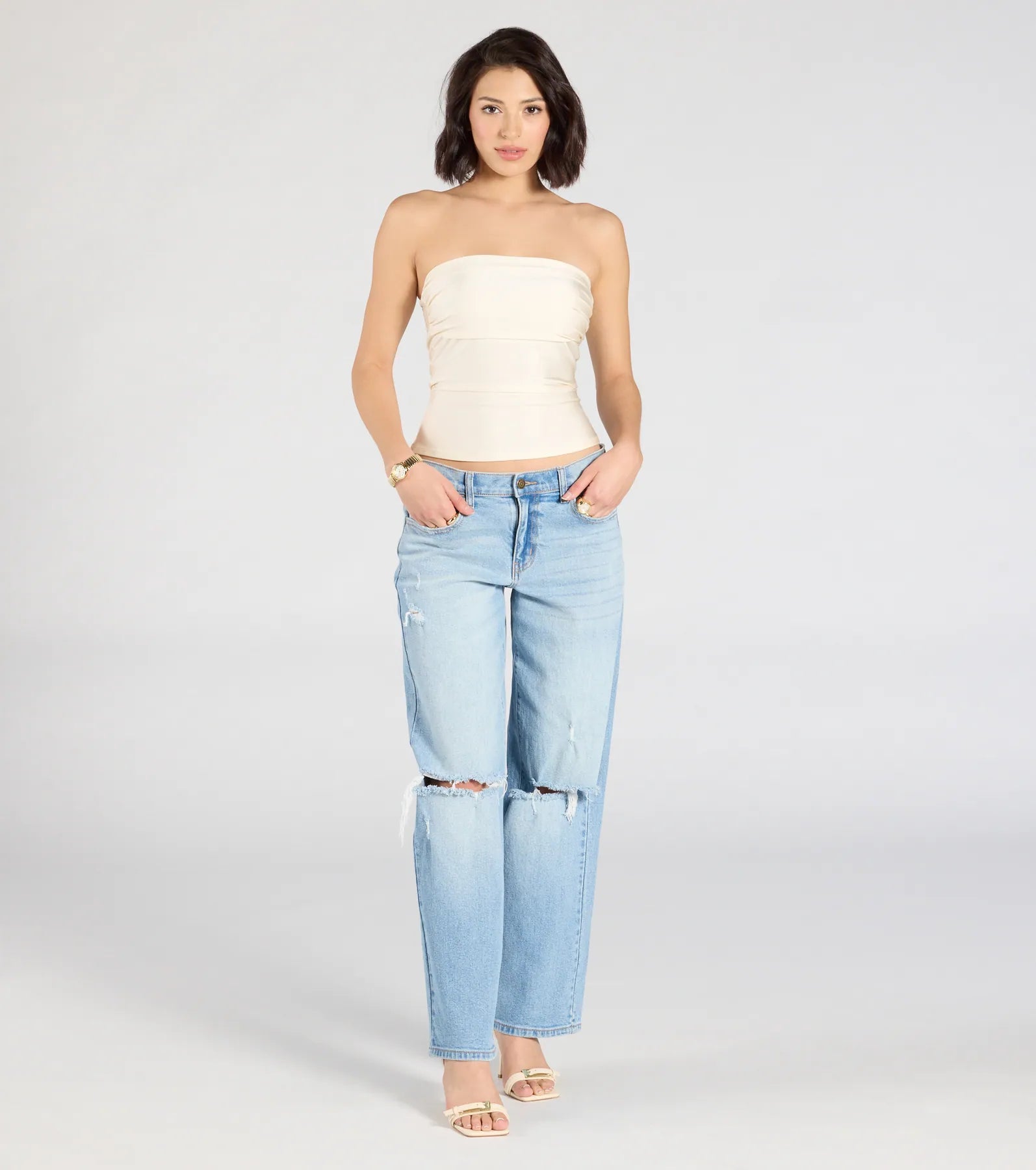 Ultimate Carefree Crop Tube Top - Strapless Style