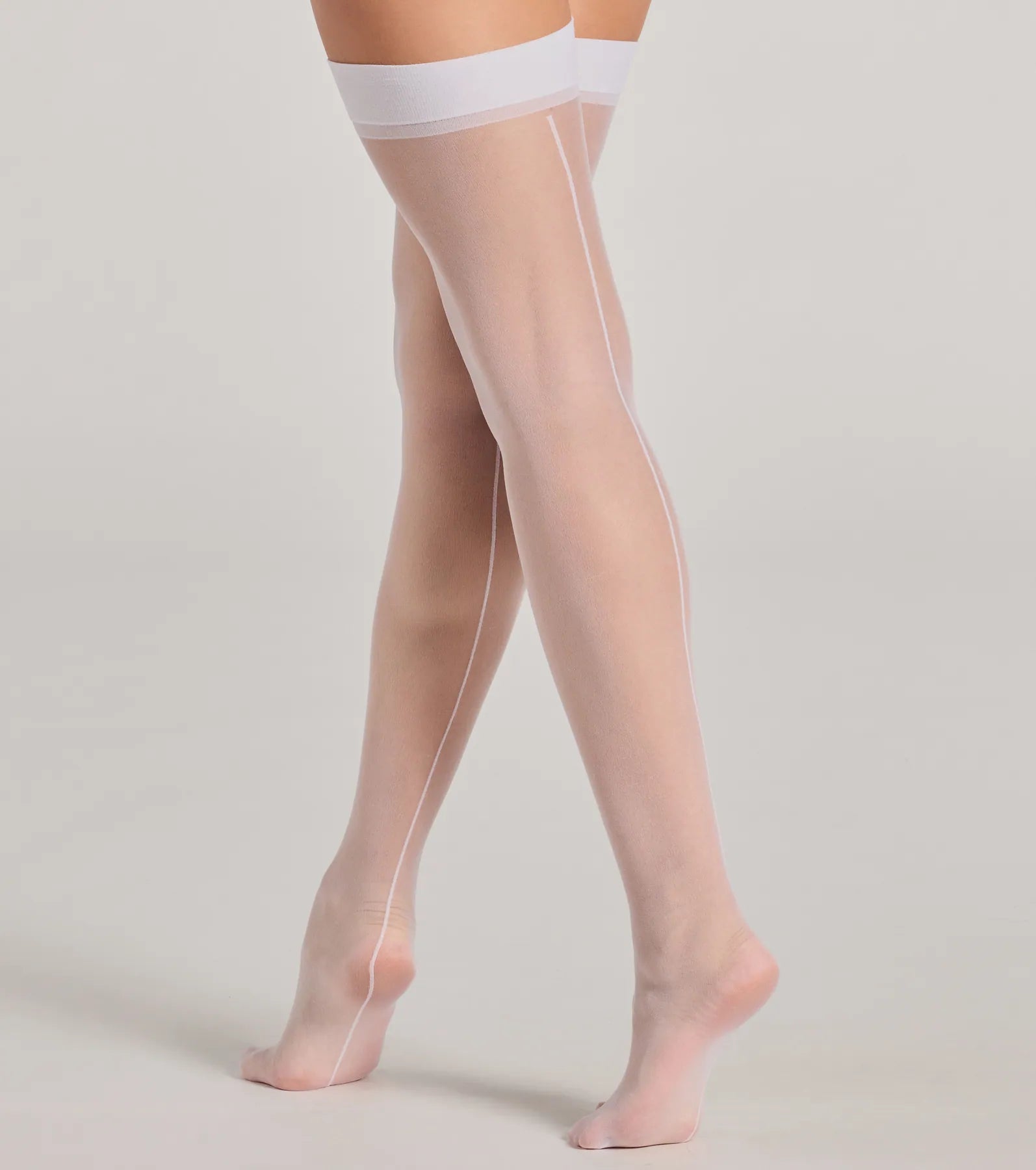 Ultimate Sheer Seam Stockings - Thigh-High Style