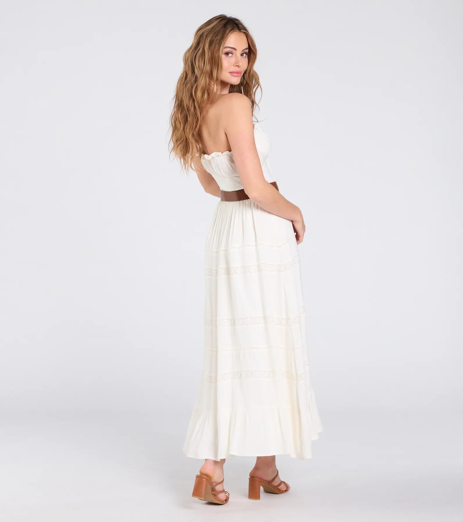 Ultimate Breezy Chic Belted A-Line Maxi Dress