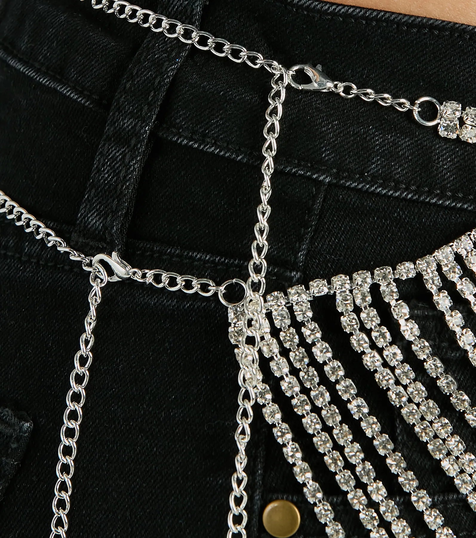 Ultimate Glam Rhinestone Skirt Belt - Premium Party Accessory