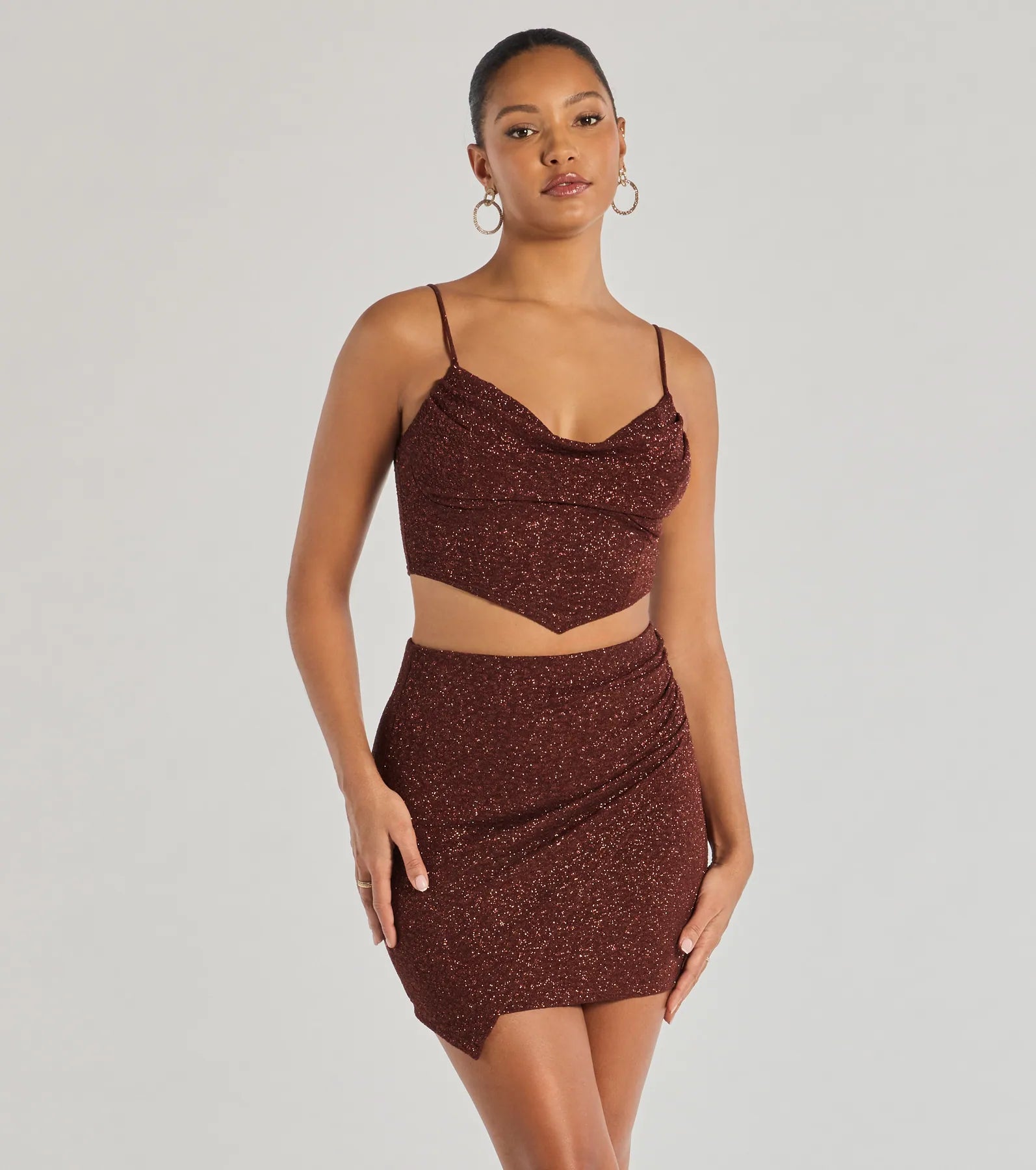 Ultimate Glow Radiance Glitter Mini Skirt