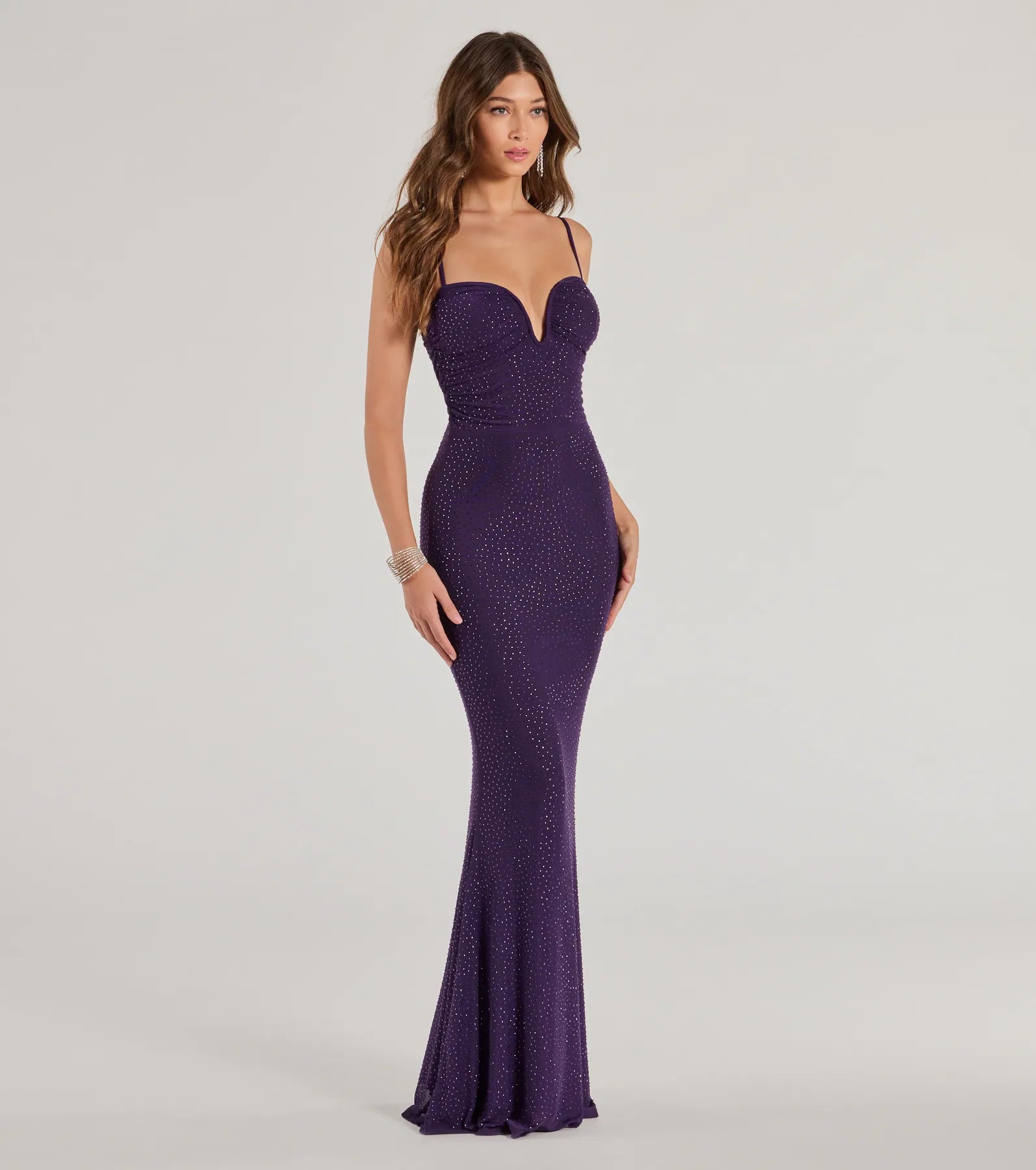 Ultimate Jemma Rhinestone Embellished Mermaid Gown