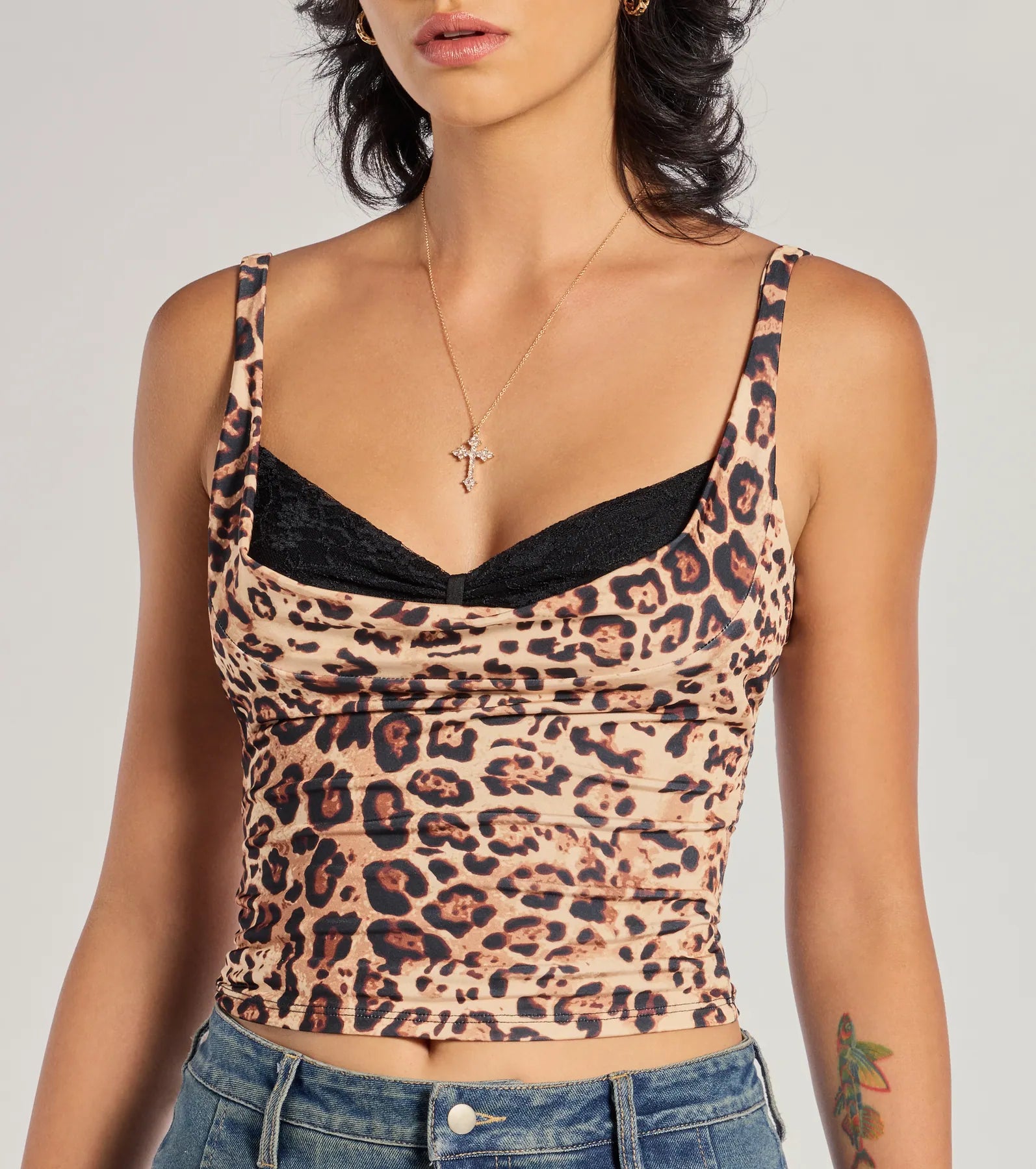 Premium Leopard Print Sleeveless Top - Wild Chic Edition