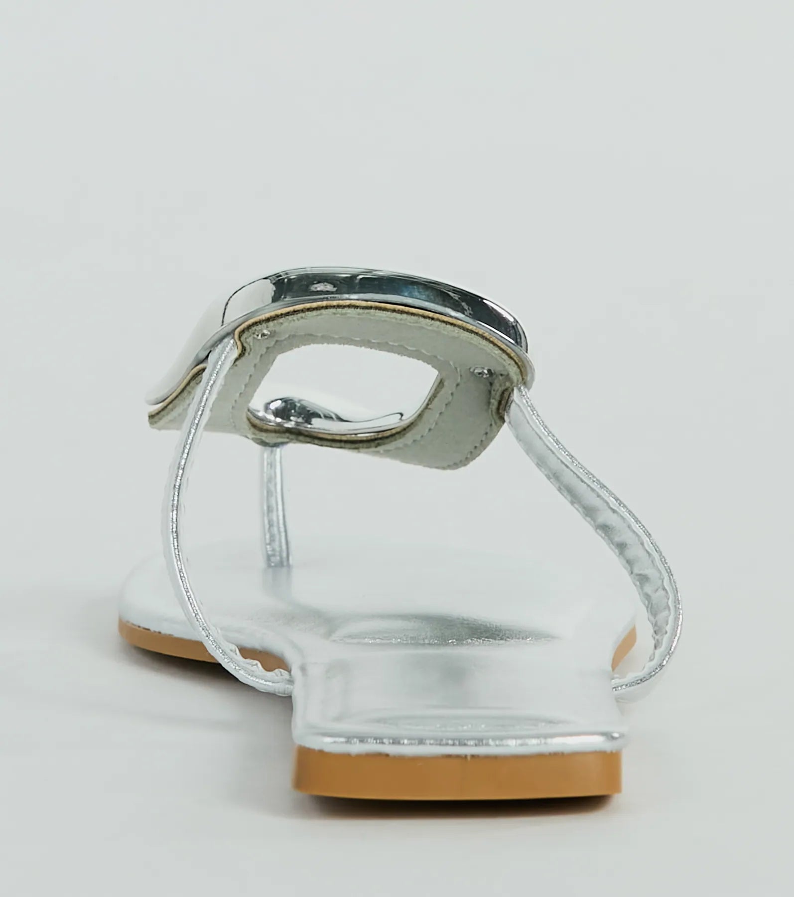 Ultimate Minimalist Square Ring Flat Sandals - Elegance Redefined