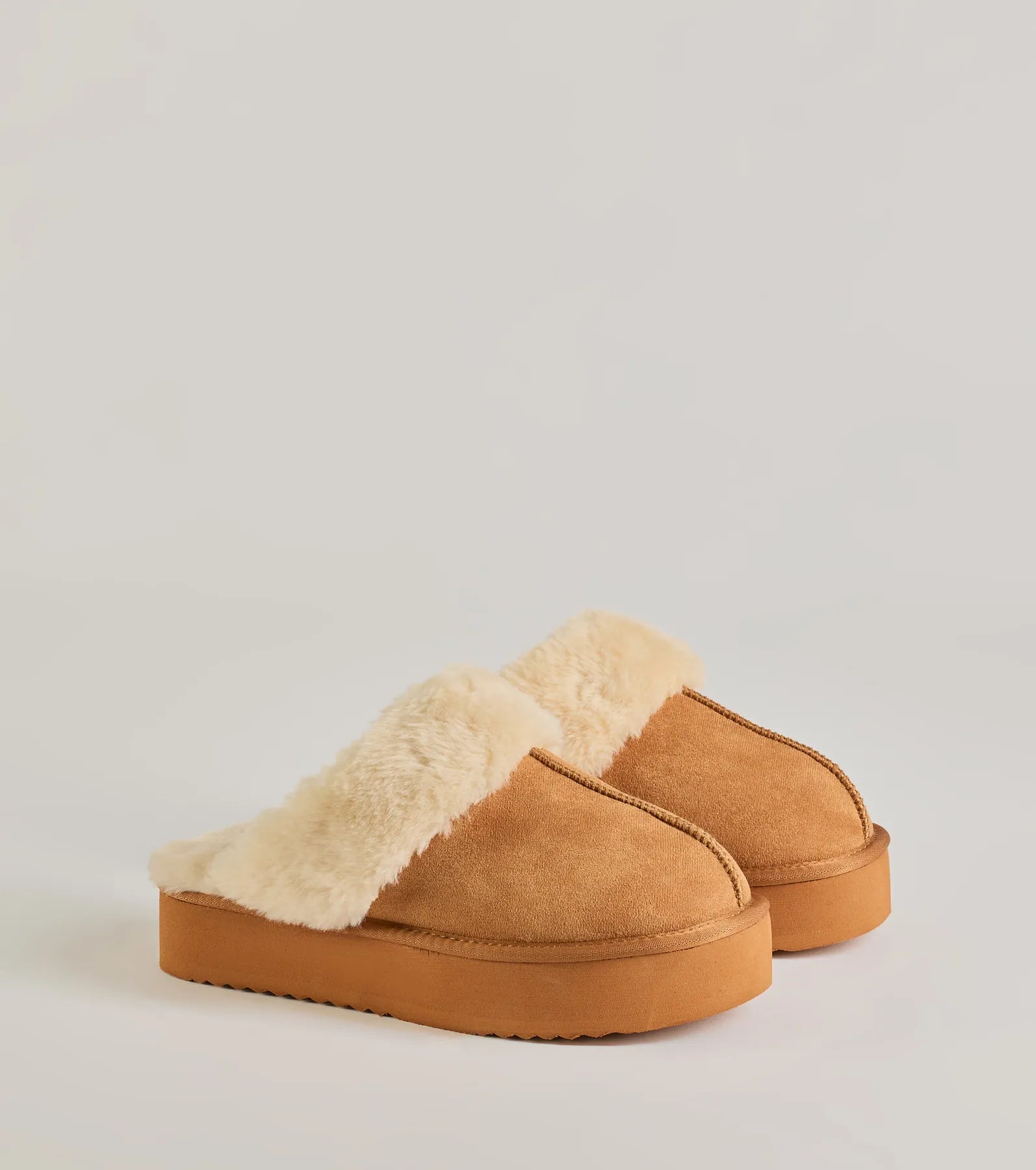 Ultimate Cozy Luxe Faux Sherpa Lined Platform Shoes