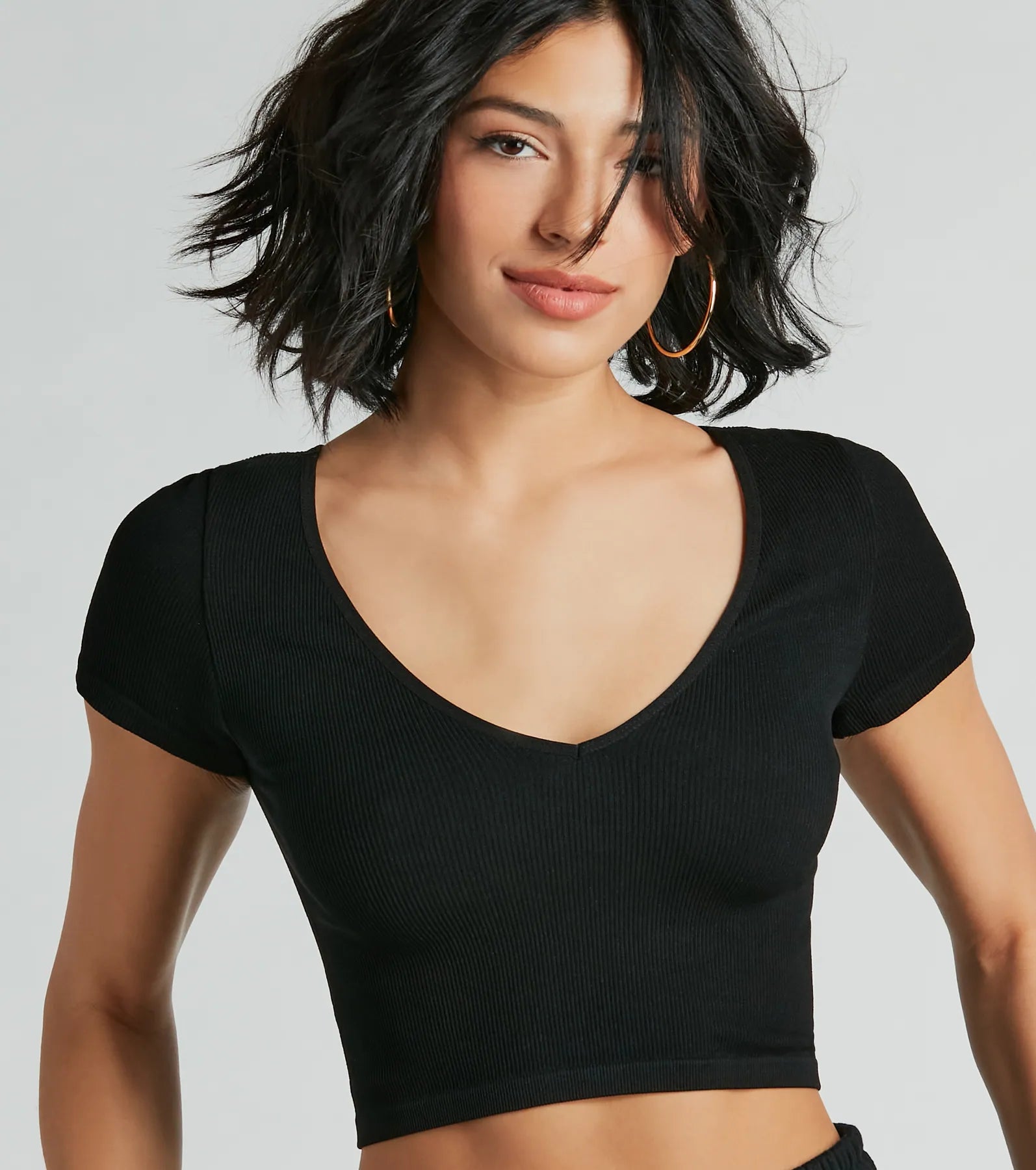 Ultimate Ribbed Knit Crop Top - Effortless Style