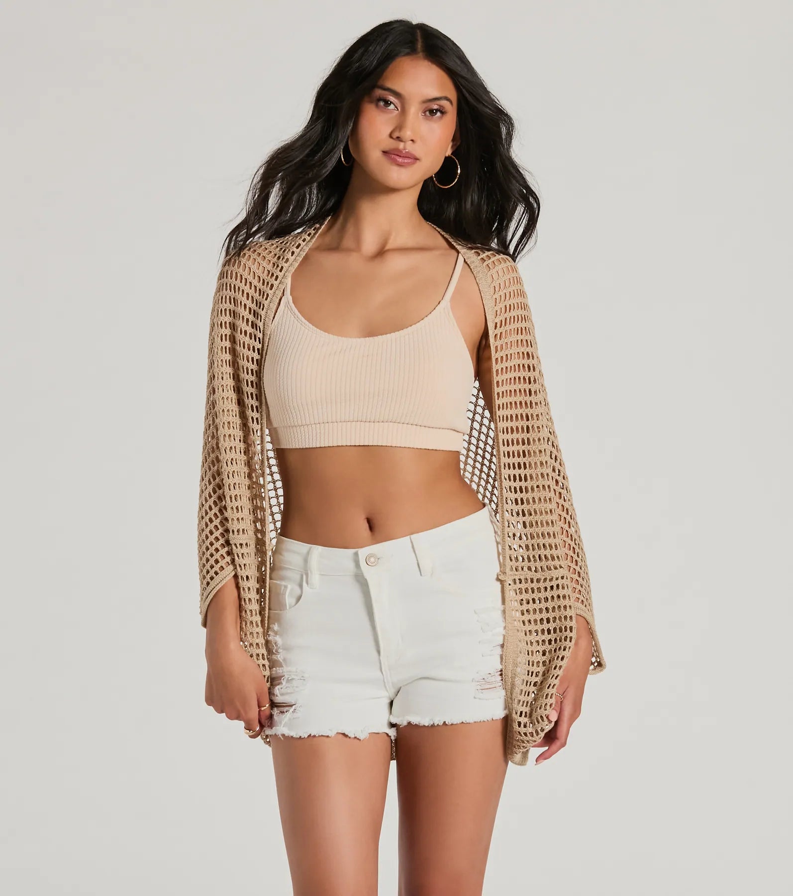 Ultimate Layered Cutie Oversized Crochet Cardigan