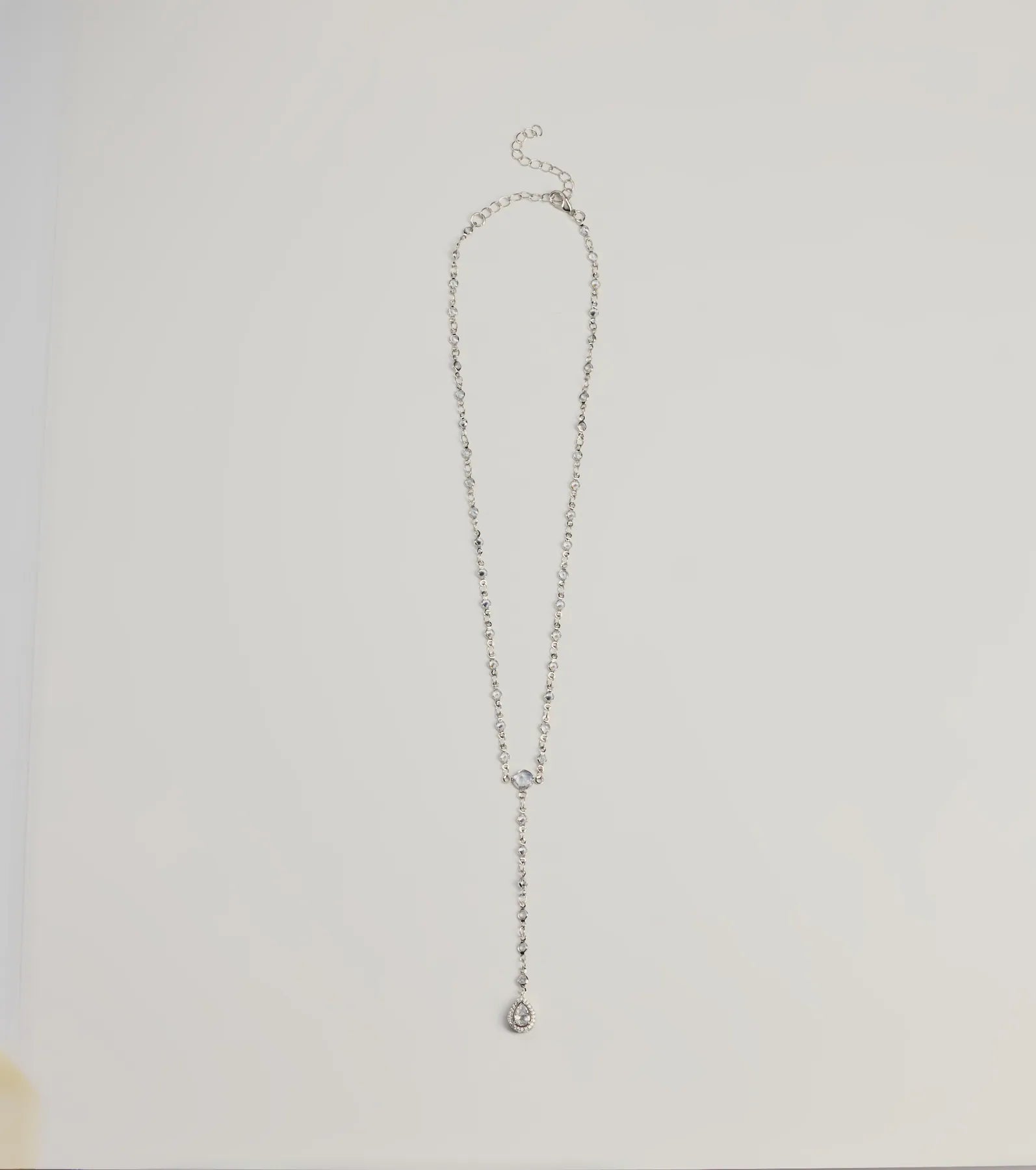 Premium Sparkle Rhinestone Lariat Necklace - Ultimate Elegance