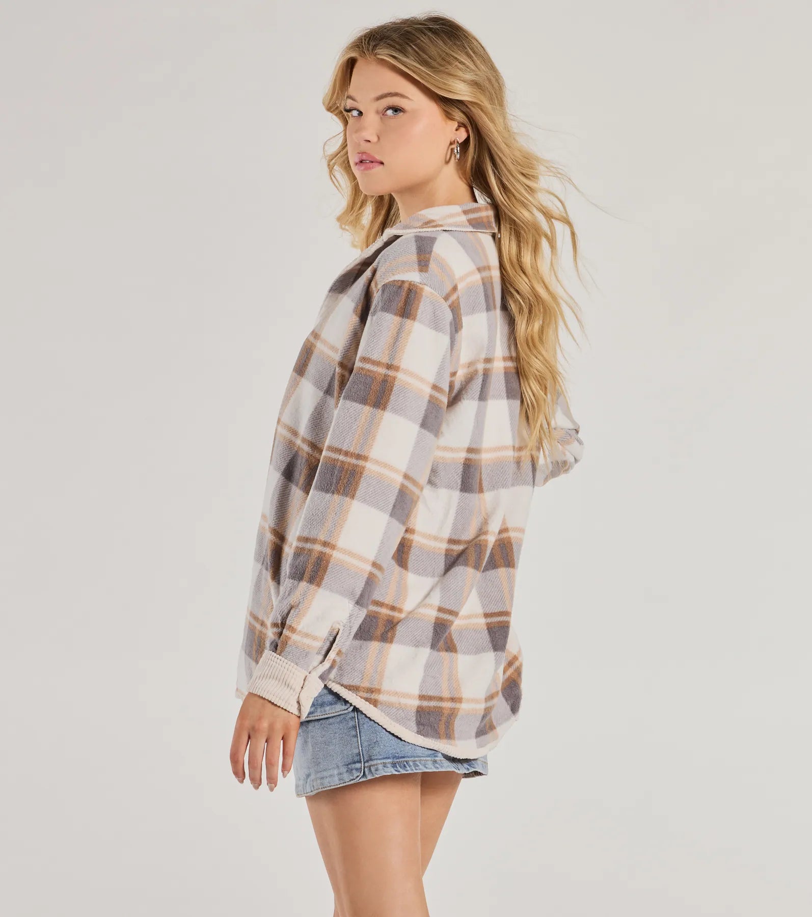 Ultimate Comfy Season Reversible Shacket - Flannel & Corduroy