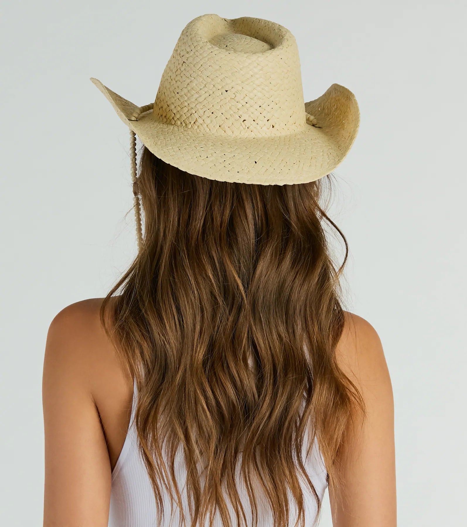 Ultimate Coastal Cowgirl Straw Hat with Seashell Accents