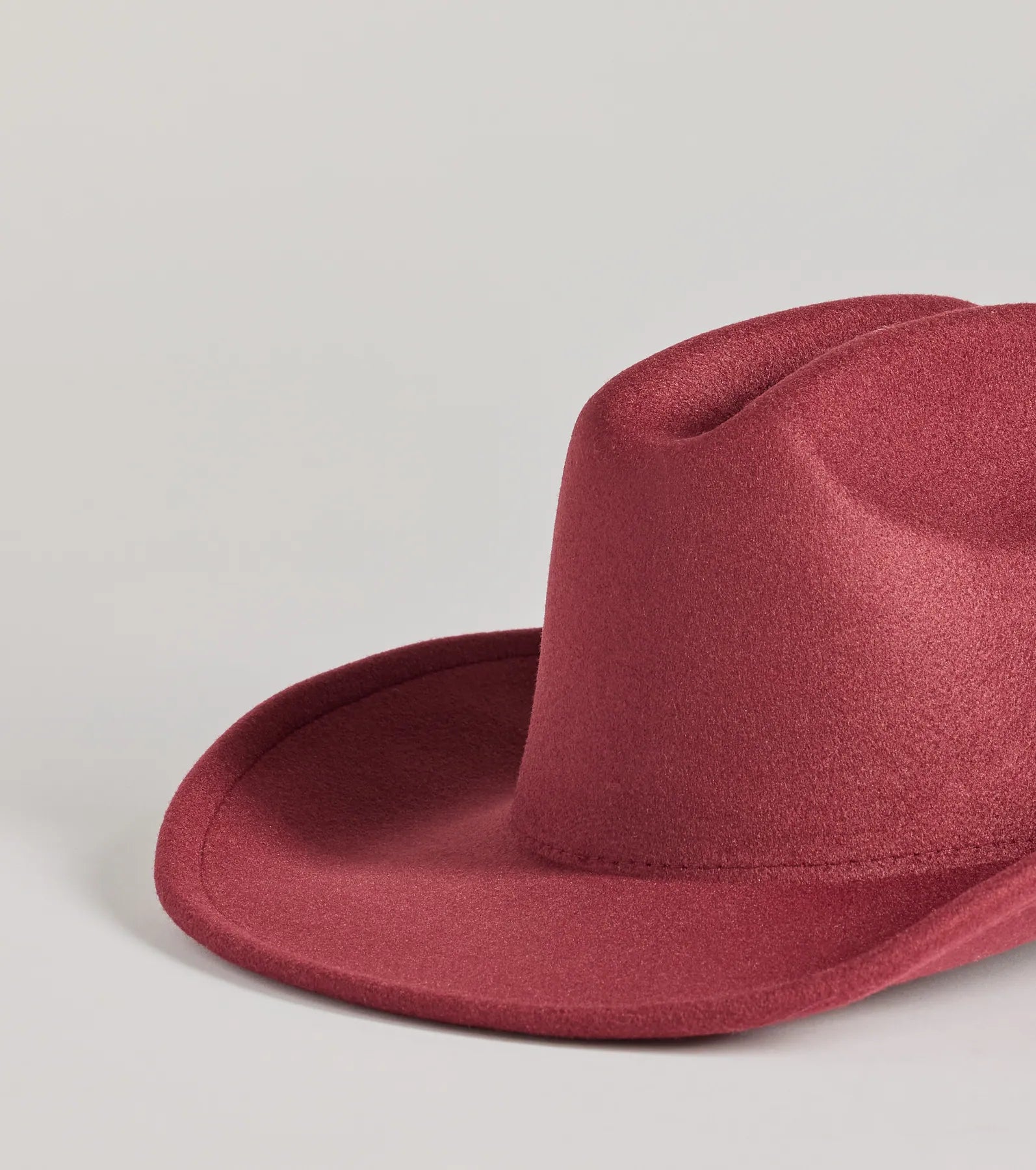 Premium Western Glam Faux Wool Cowboy Hat