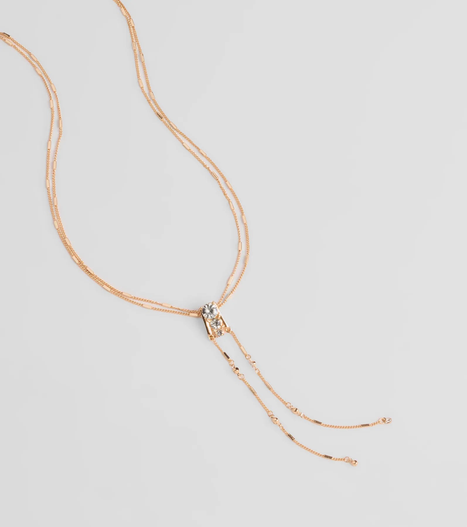 Ultimate Glam Rhinestone Layered Necklace
