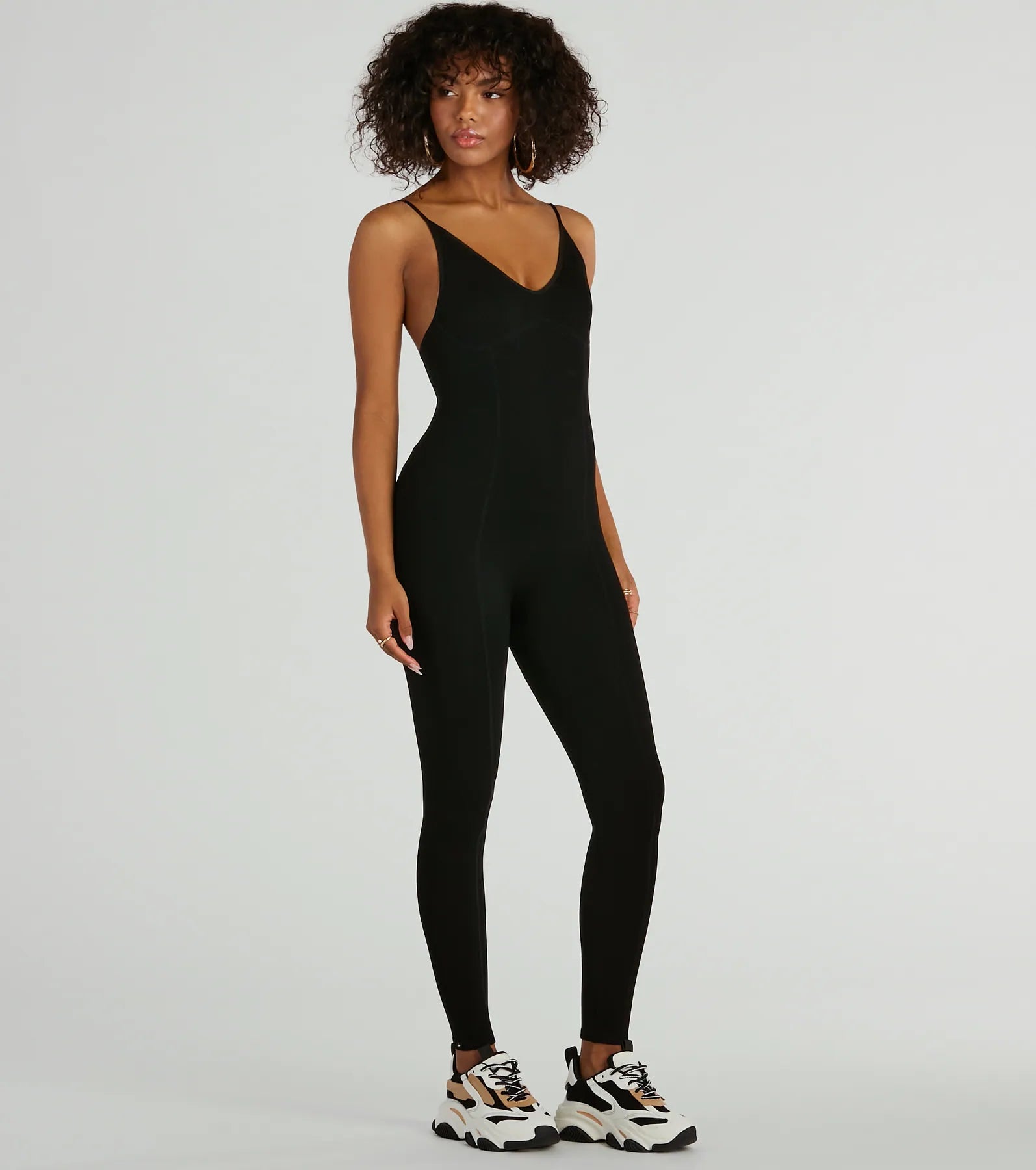 Ultimate V-Neck Seamless Catsuit - Premium Everyday Wear