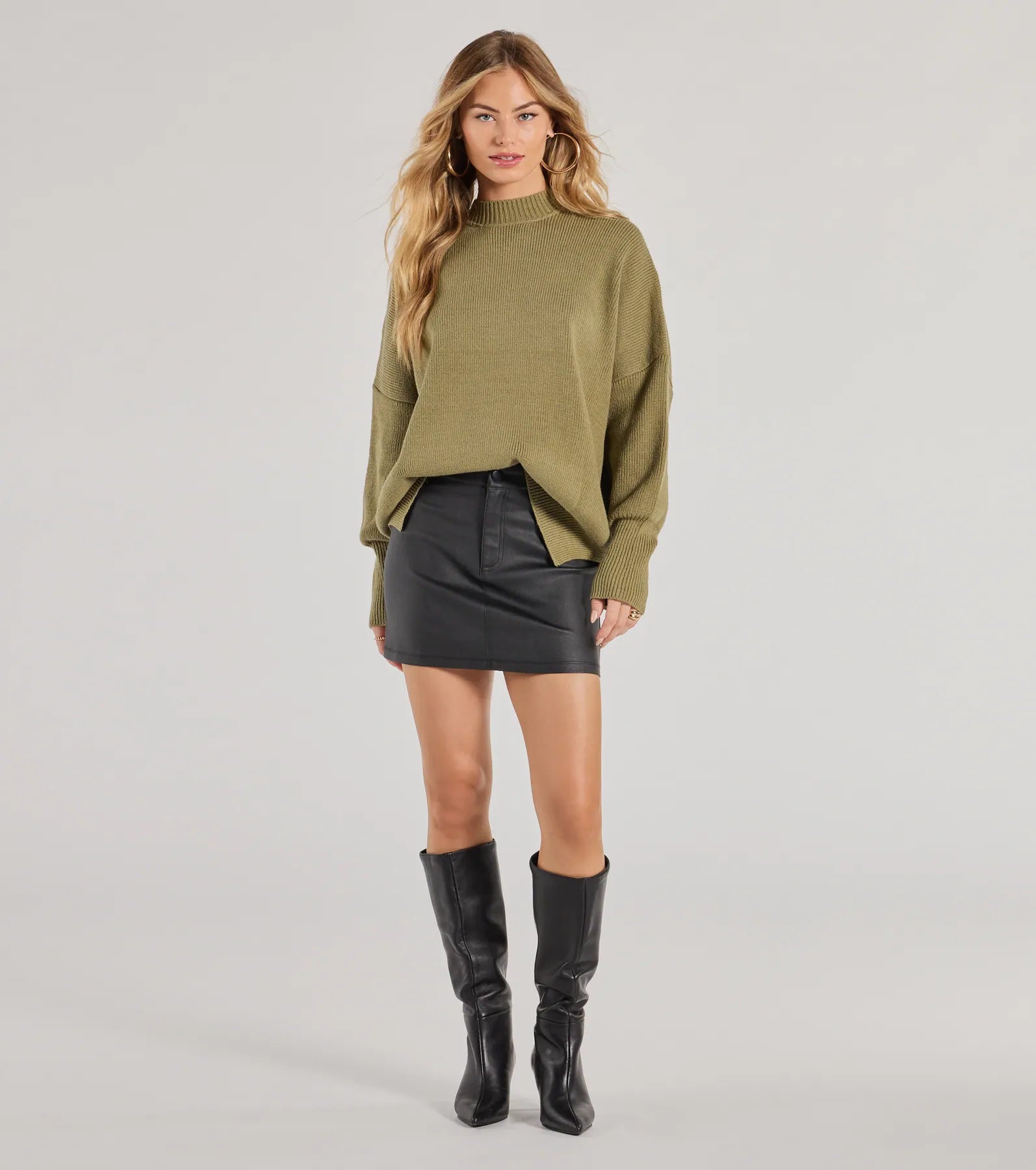 Ultimate Cozy Ribbed Knit Oversized Sweater - Premium Comfort