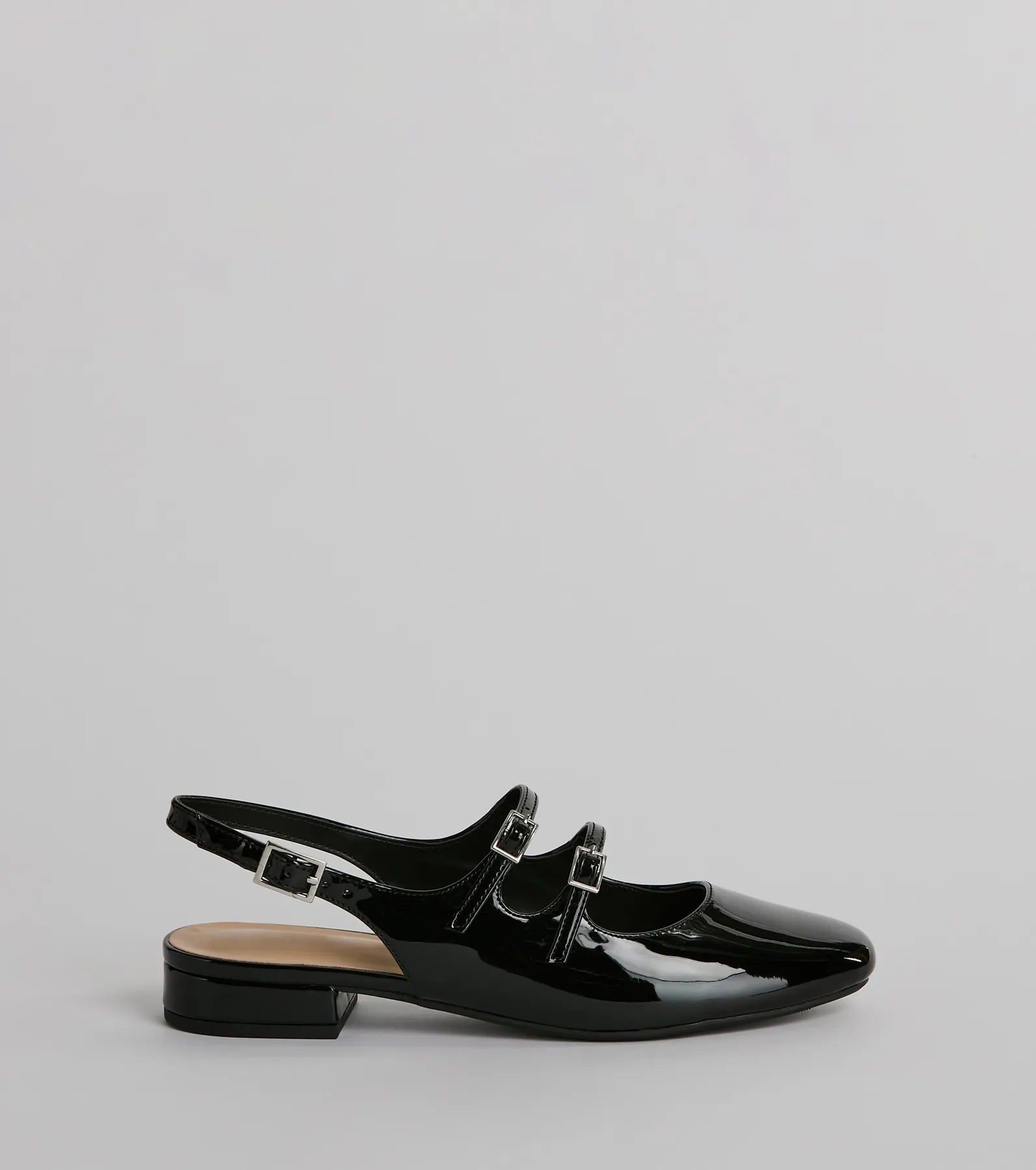 Ultimate Everyday Sling-Back Patent Leather Flats - Trendy & Comfortable