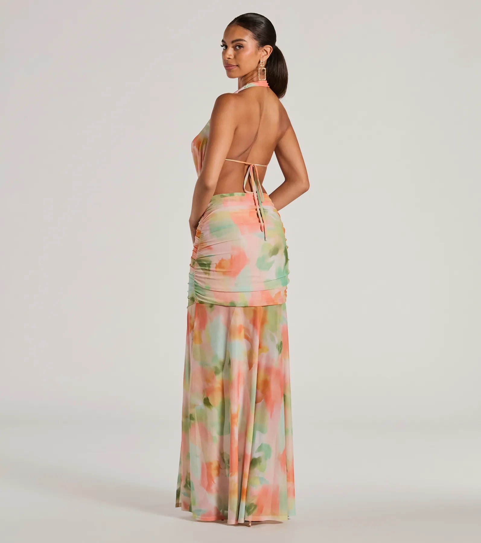 Ultimate Bohemian Elegance Tie-Dye Maxi Dress