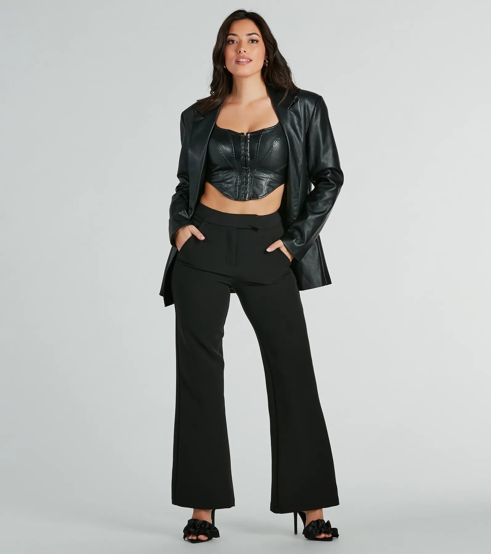 Ultimate Chic High Waist Straight-Leg Office Pants