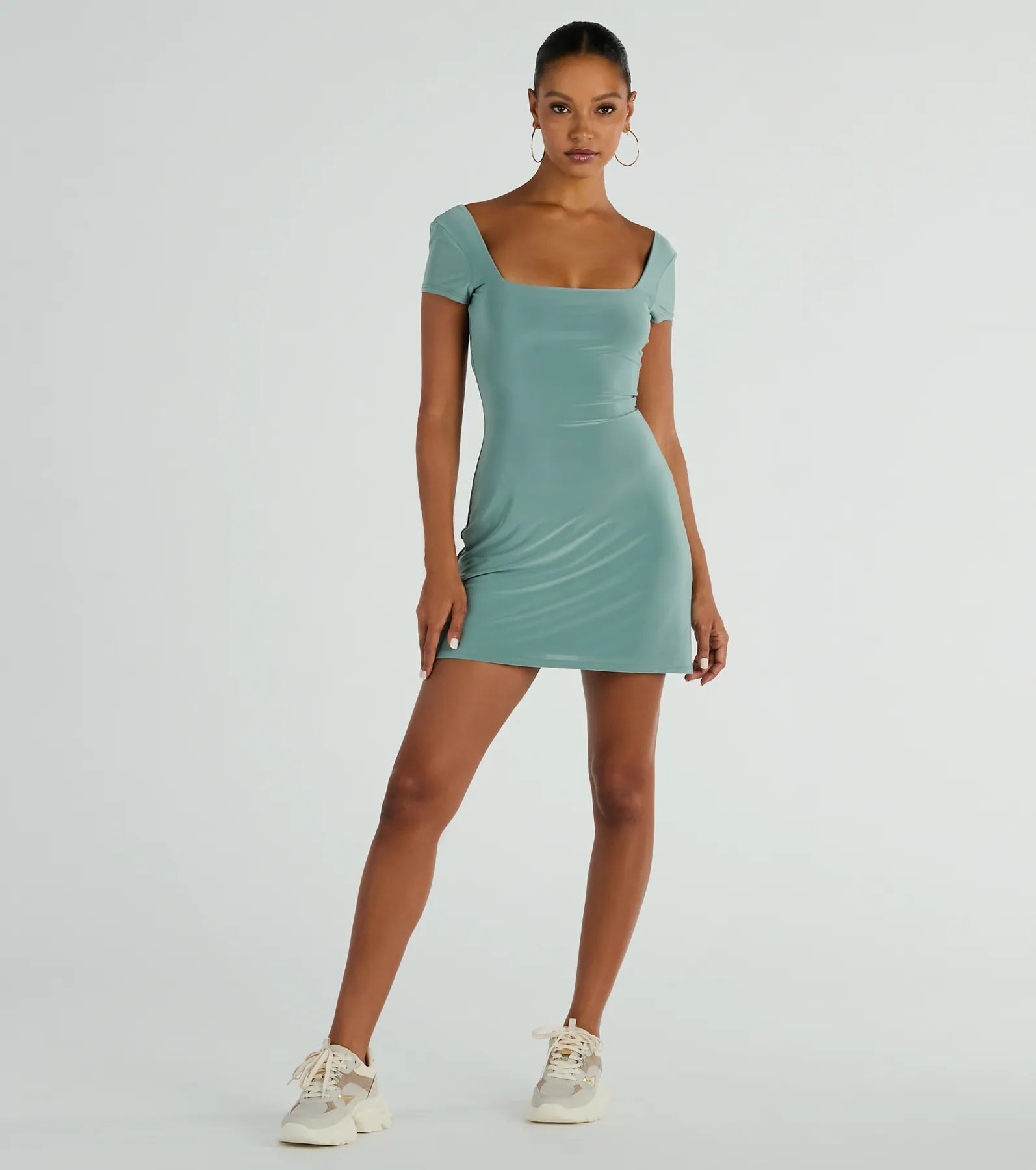 Ultimate Sweetheart Tie-Back Mini Dress