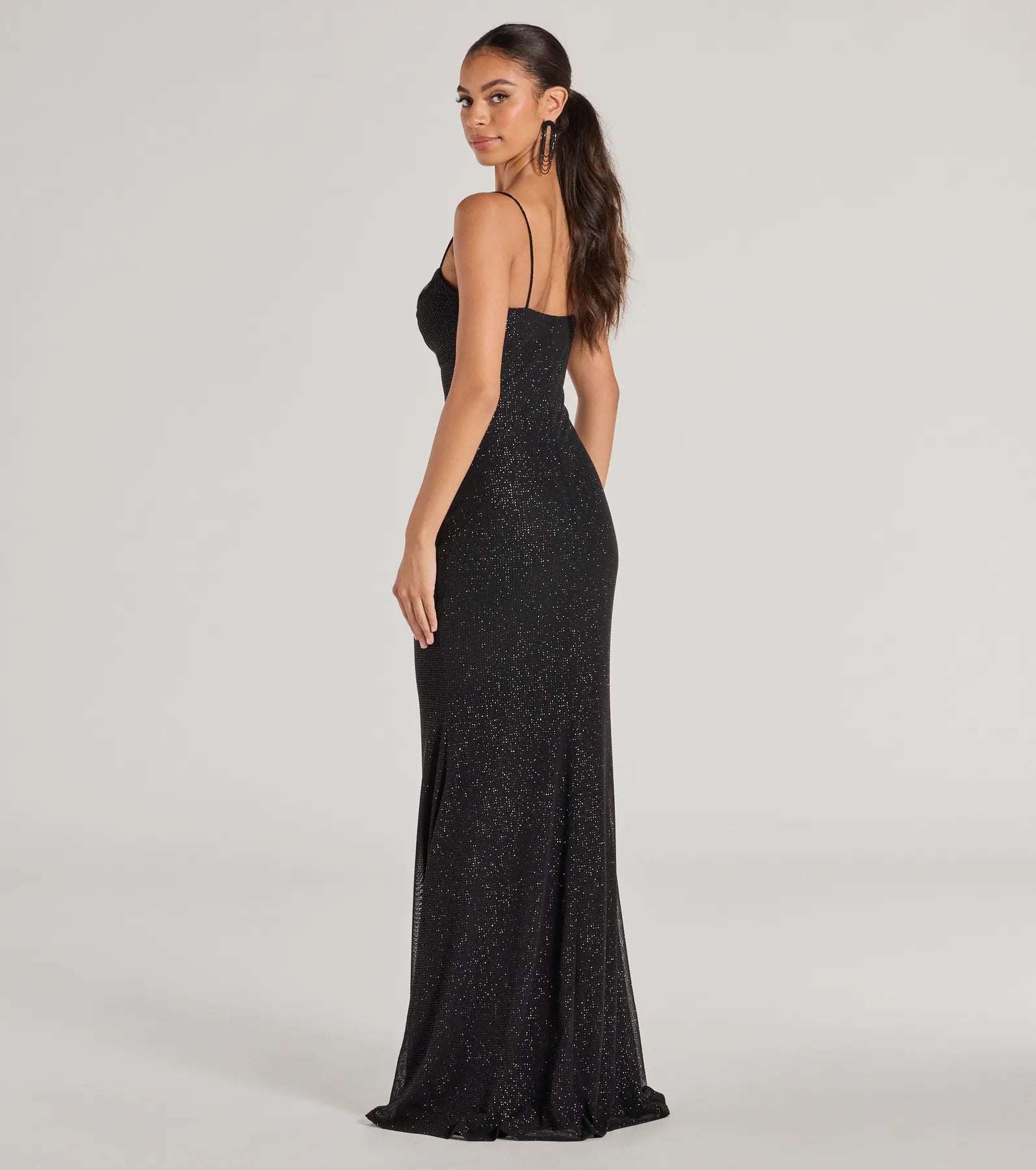 Premium Aileen Glitter Mermaid Evening Dress