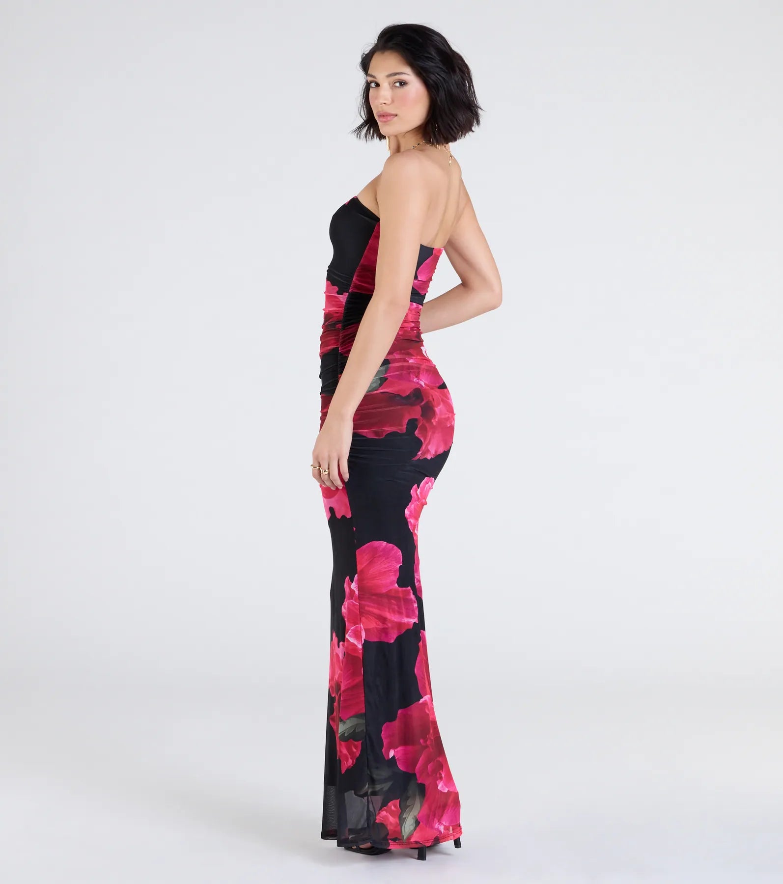 Ultimate Strapless Floral Maxi Dress - Perfect Petals Collection