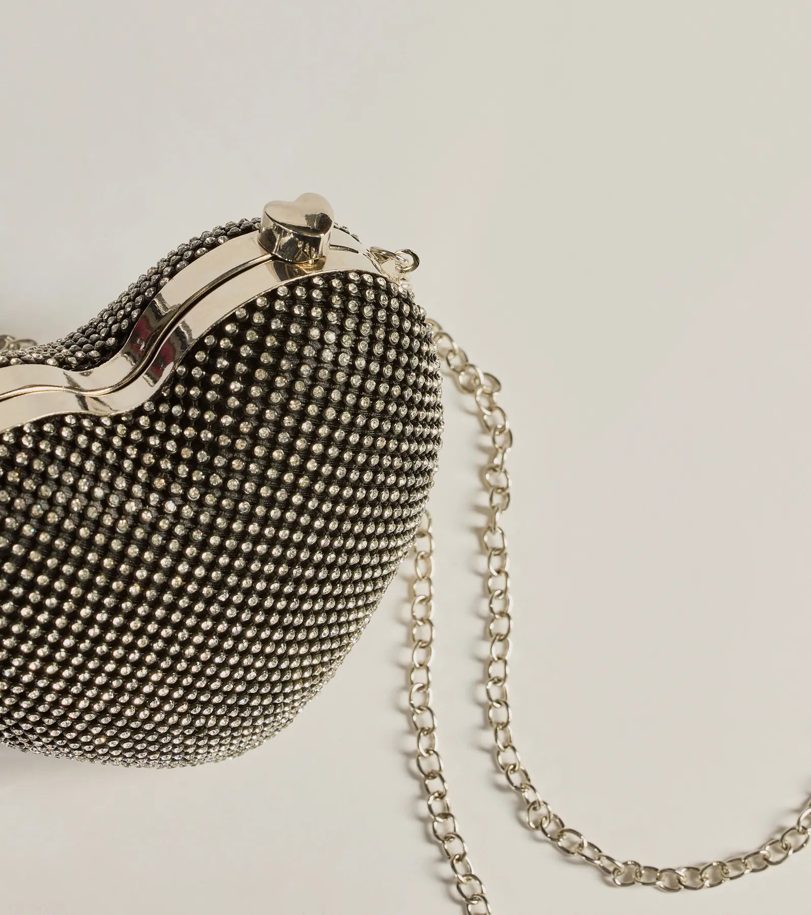 Premium Heart Rhinestone Evening Bag - Ultimate Party Essential