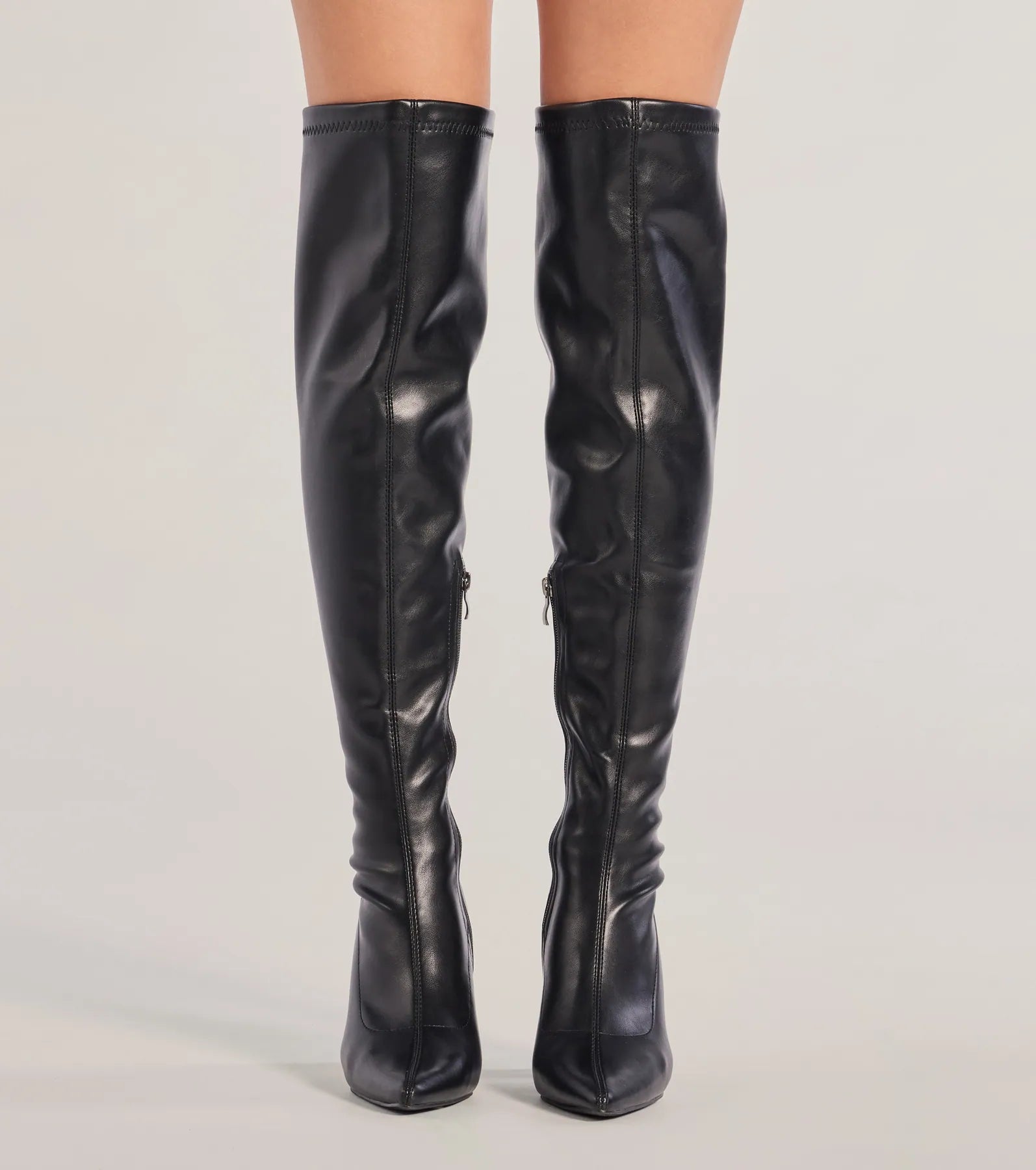 Premium Over-The-Knee Block Heel Boots - Ultimate Chic Style