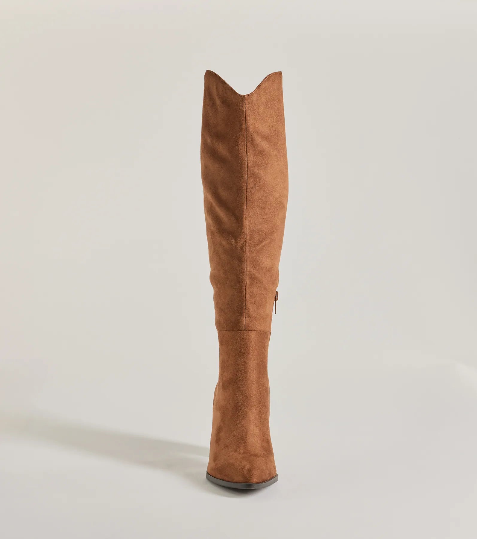 Premium Faux Suede Knee-High Boots - Ultimate Style Statement