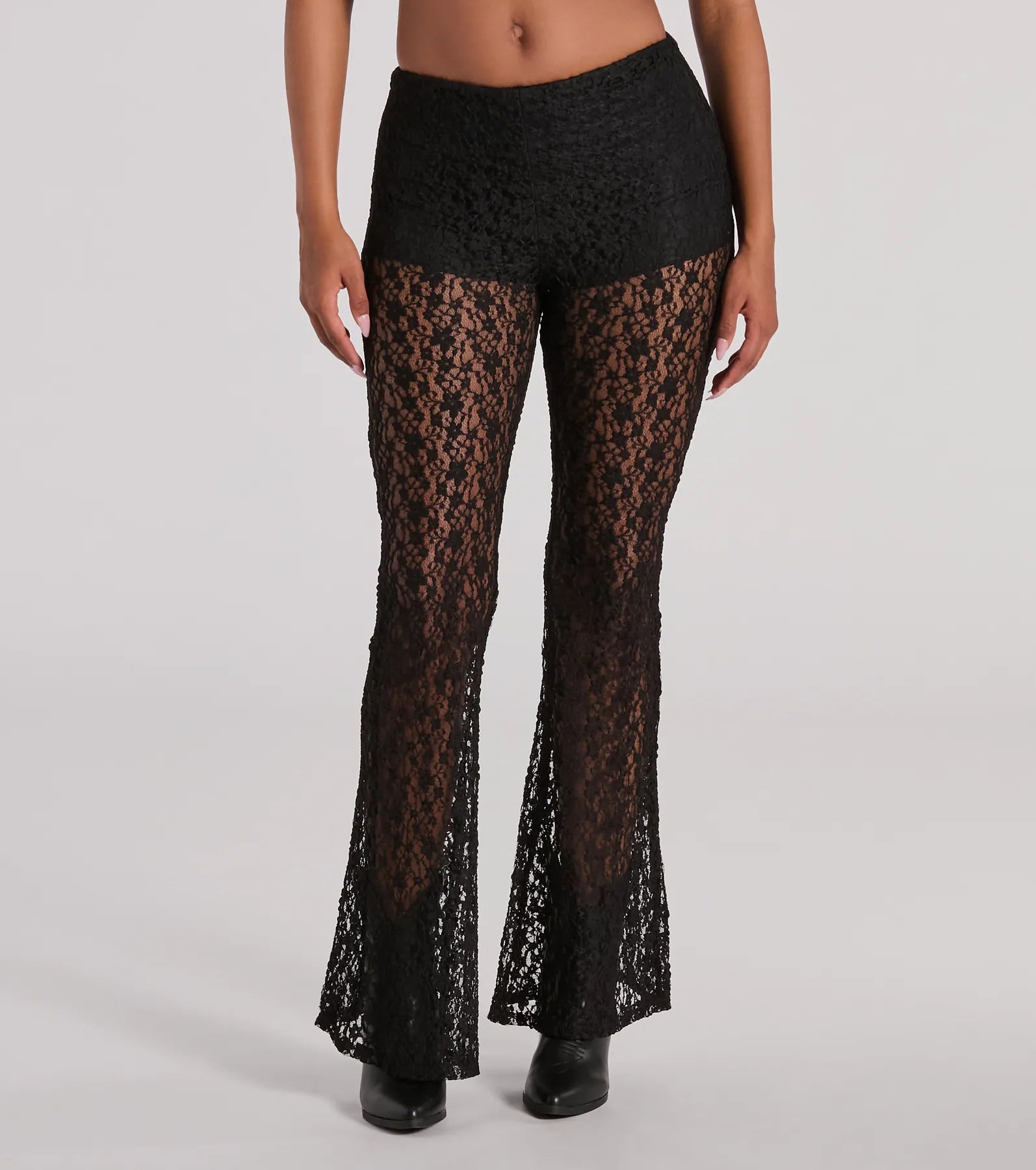 Ultimate Sensational High-Rise Flare Lace Pants