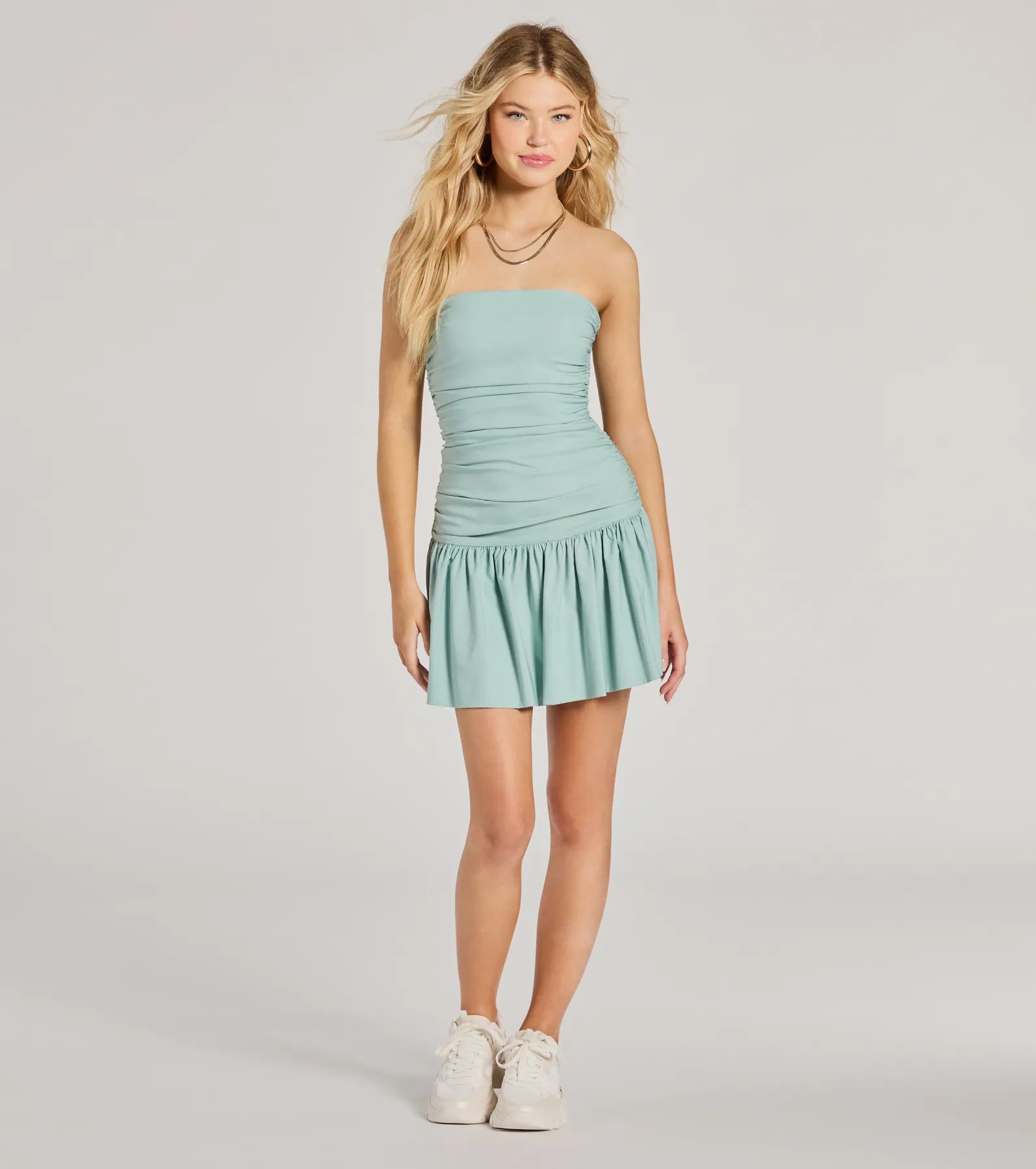 Ultimate Charm Strapless Mini Skater Dress - Premium Fit & Style