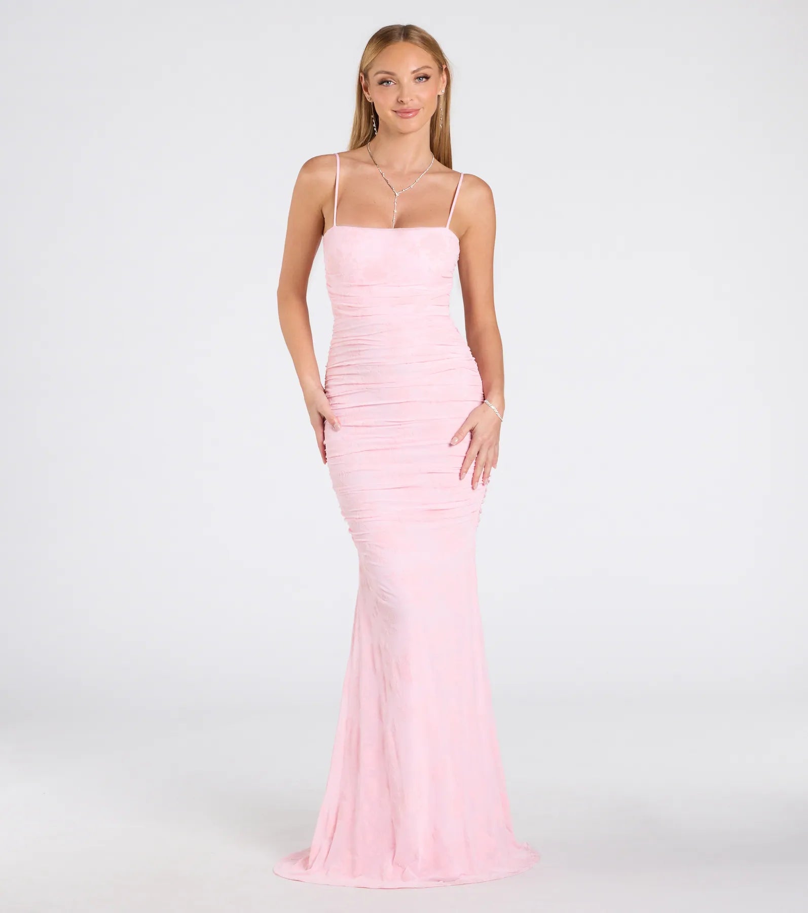 Premium Jaymie Floral Velvet Mermaid Gown - Ultimate Formal Elegance