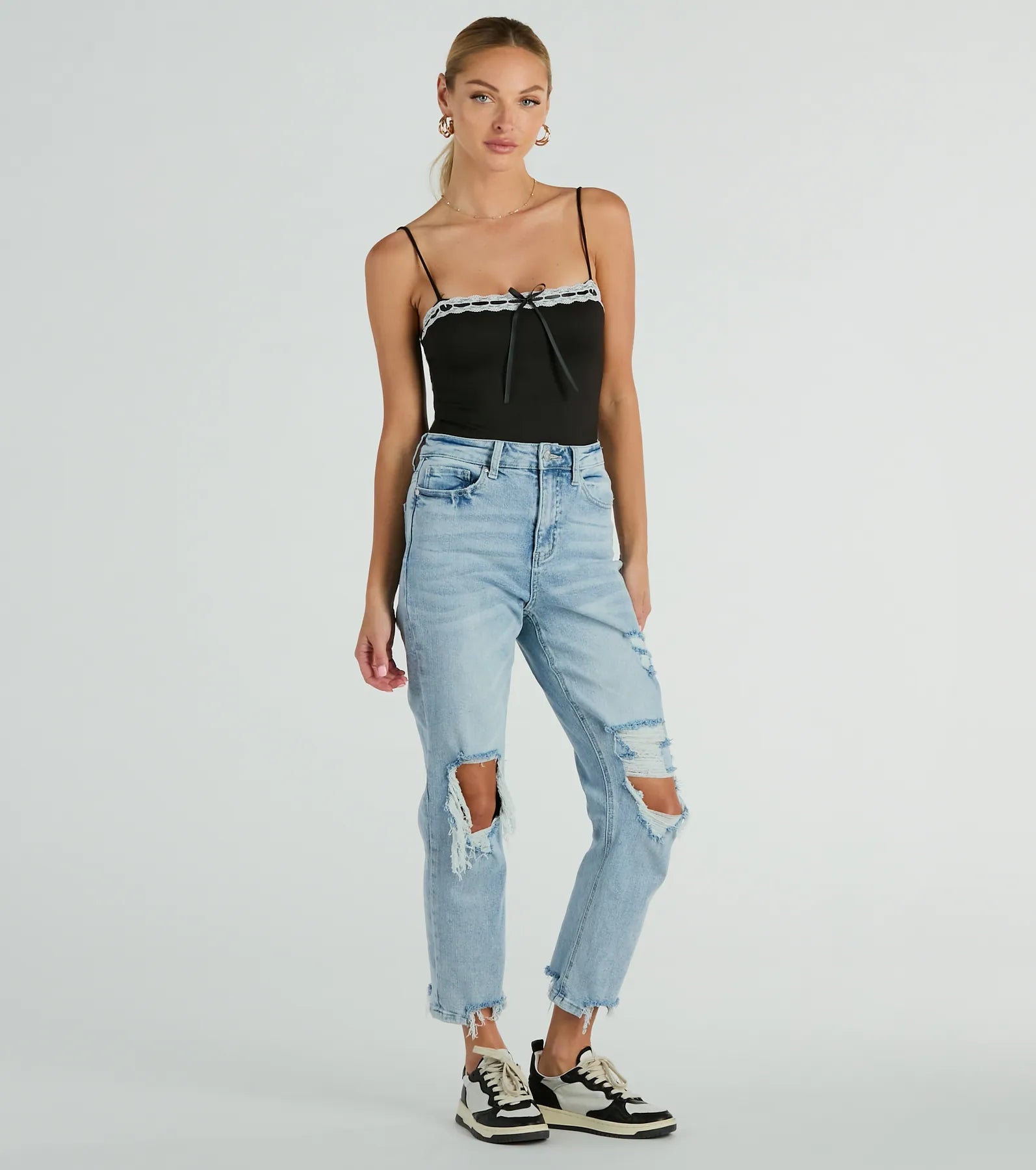 Premium Darling Sass Bodysuit: Ultimate Lace Trim Elegance
