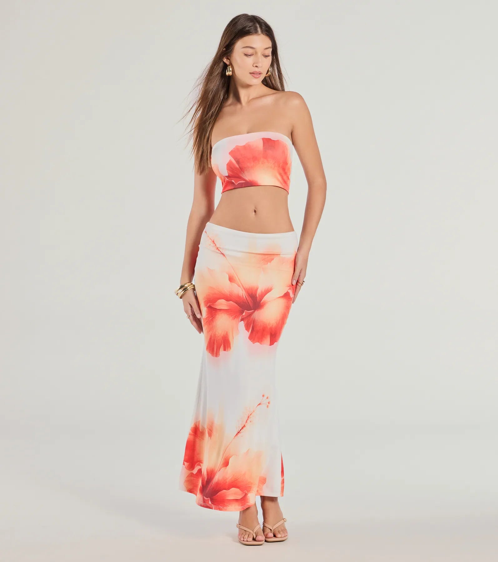 Premium Floral Print Crop Top - Ultimate Summer Style