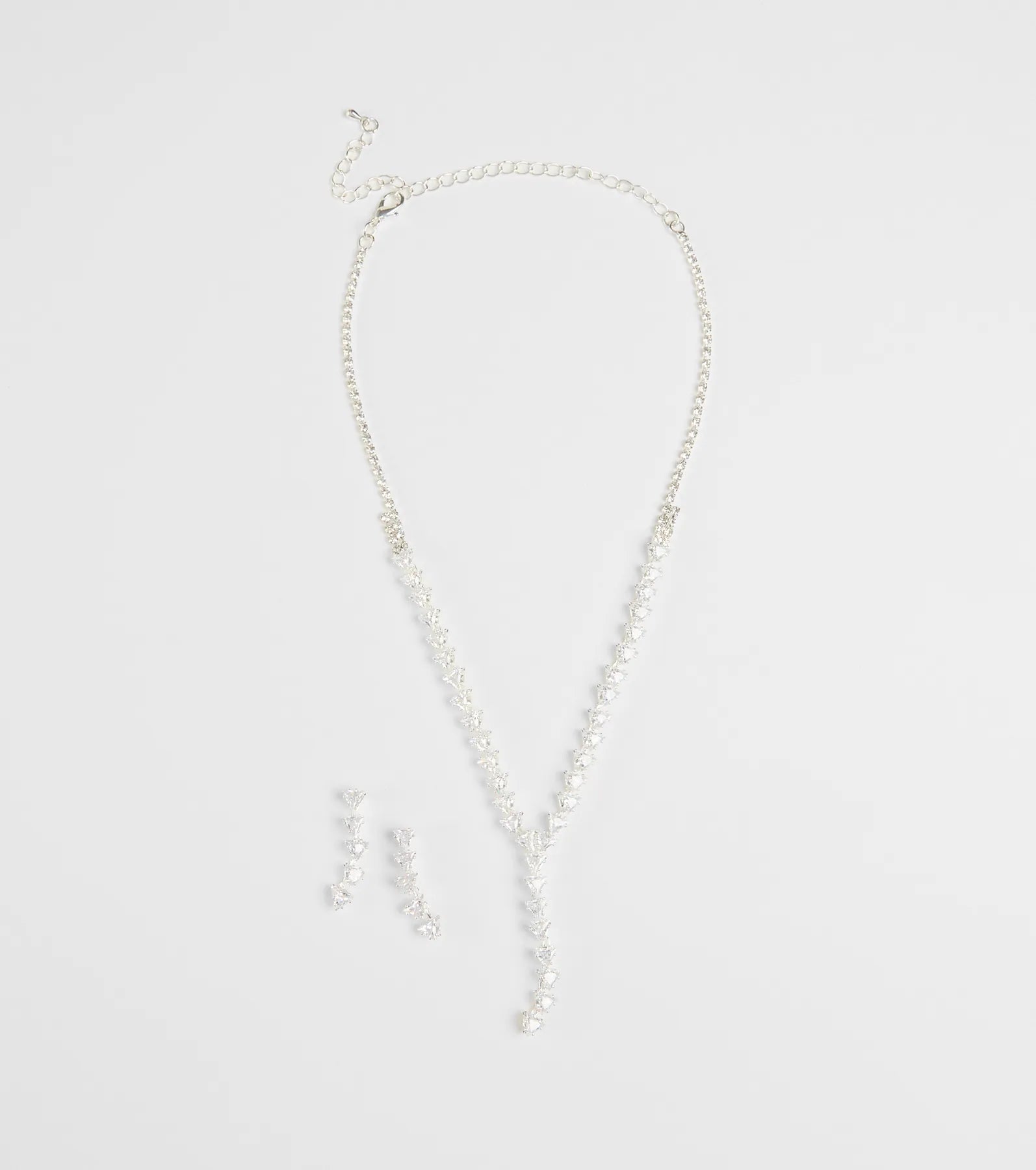 Ultimate Elegance: Premium Cubic Zirconia Necklace & Earrings Set